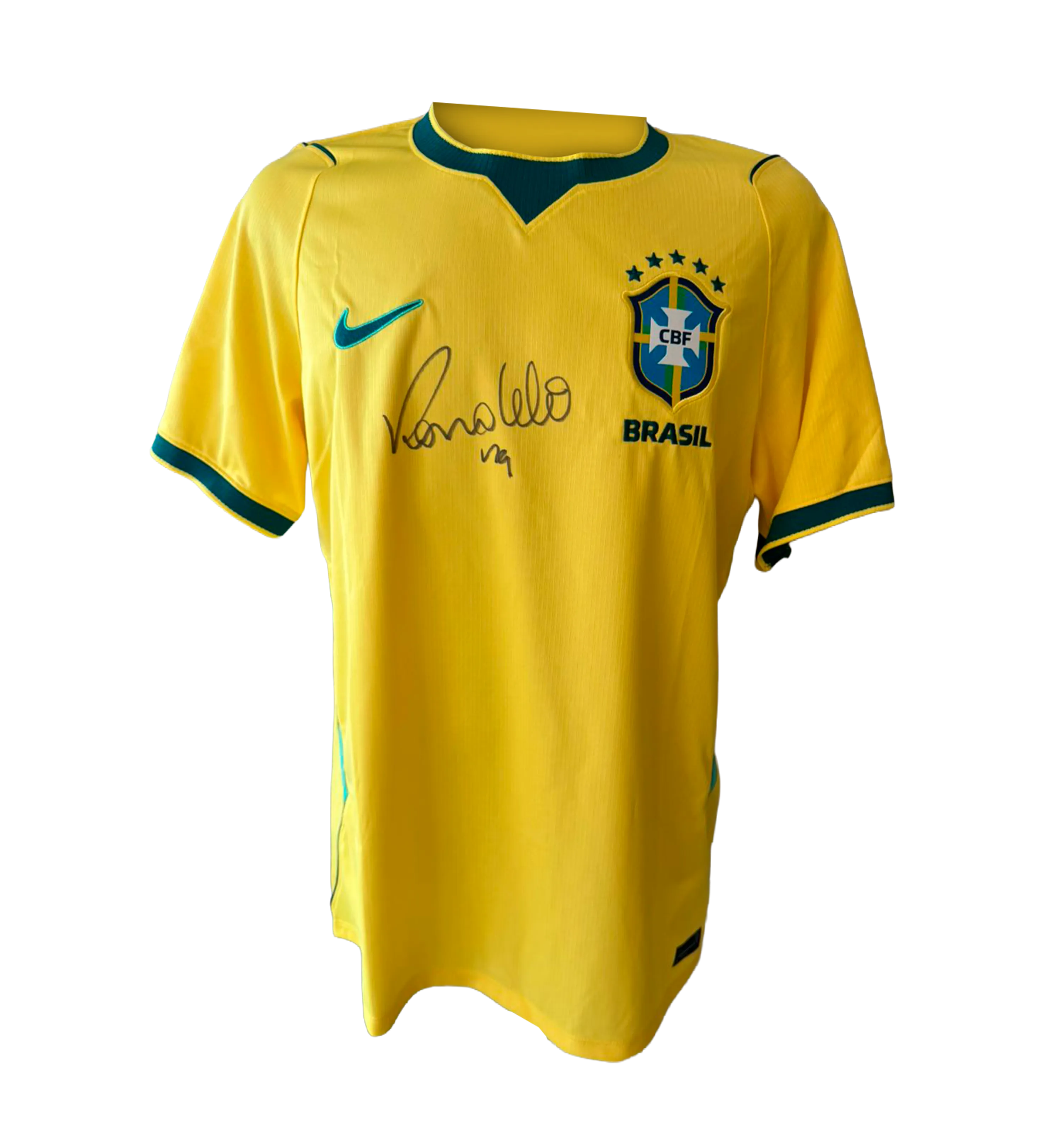 Camiseta de la Selección Brasileña Versión Aficionado 2026 Firmada por la Leyenda — imagem 1 de 2