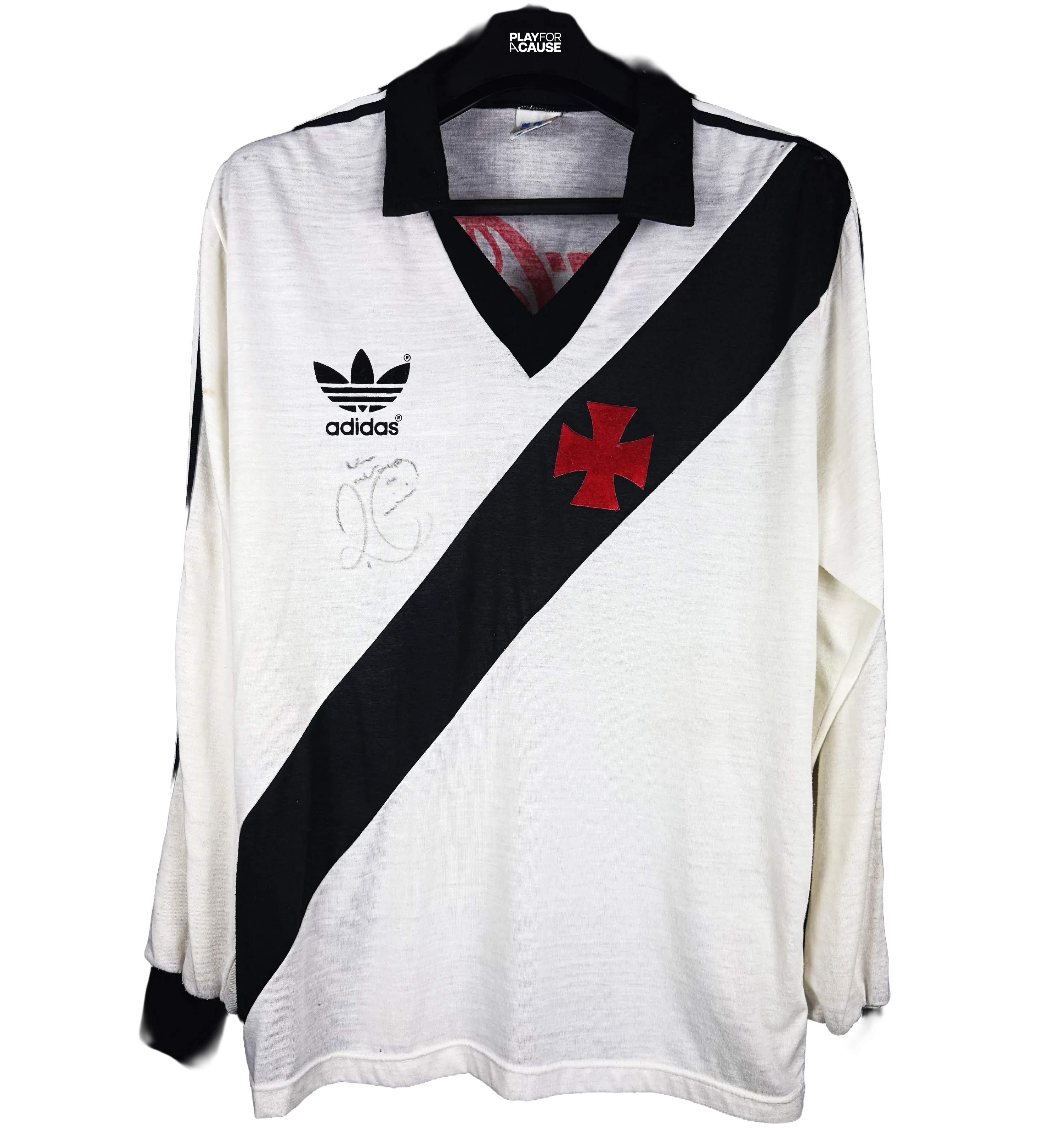Camiseta Vasco da Gama – Romário #11 – Manga Larga – Campeonato Carioca 1988 – Firmada por el Ídolo — imagem 1 de 3