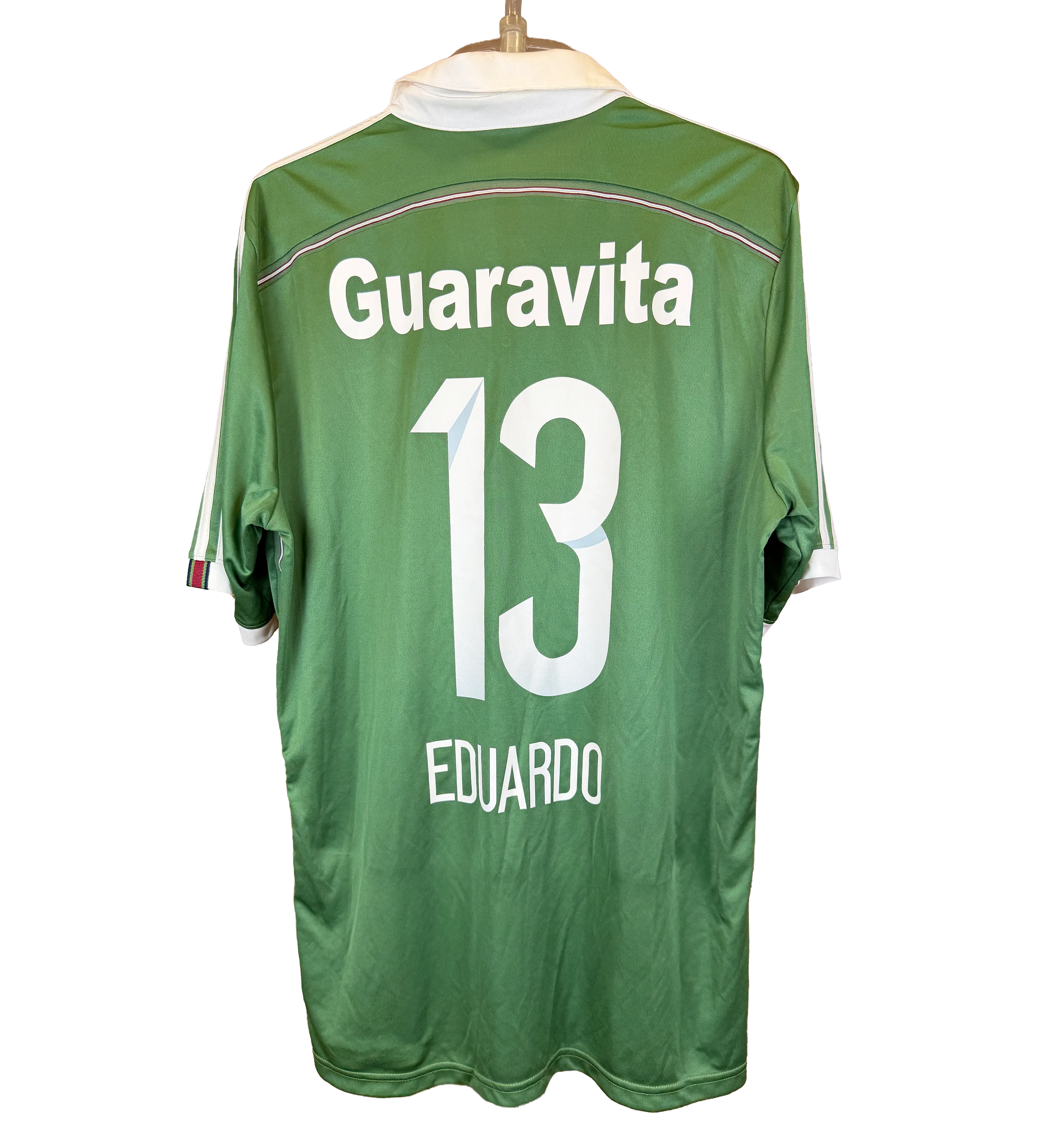 Camiseta Fluminense Adidas modelo 3 - Eduardo#13 - Firmada por la plantilla — imagem 2 de 5