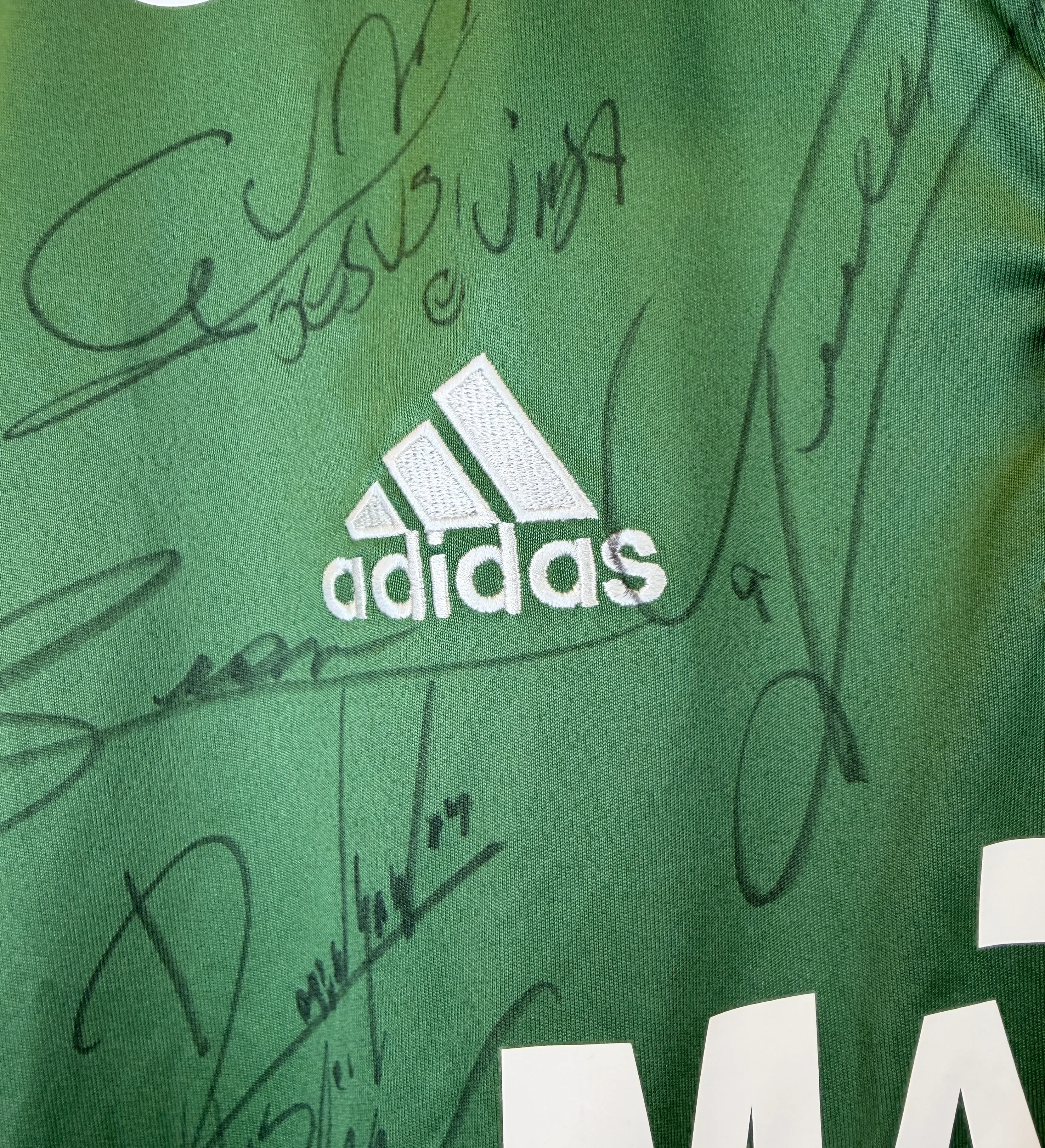 Camiseta Fluminense Adidas modelo 3 - Eduardo#13 - Firmada por la plantilla — imagem 4 de 5