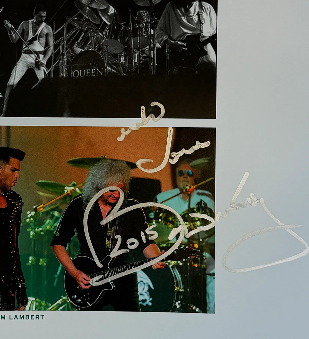 Livro Rock in Rio 30 Anos 2015 Autografado por Brian May ( Queen ) Faith no More Sepultura Mettalica Iron Maiden Evanescense Alicia Keys Coldplay Shakira Katy Perry Ivete Gil Pitty Nando Reis — imagem 4 de 11