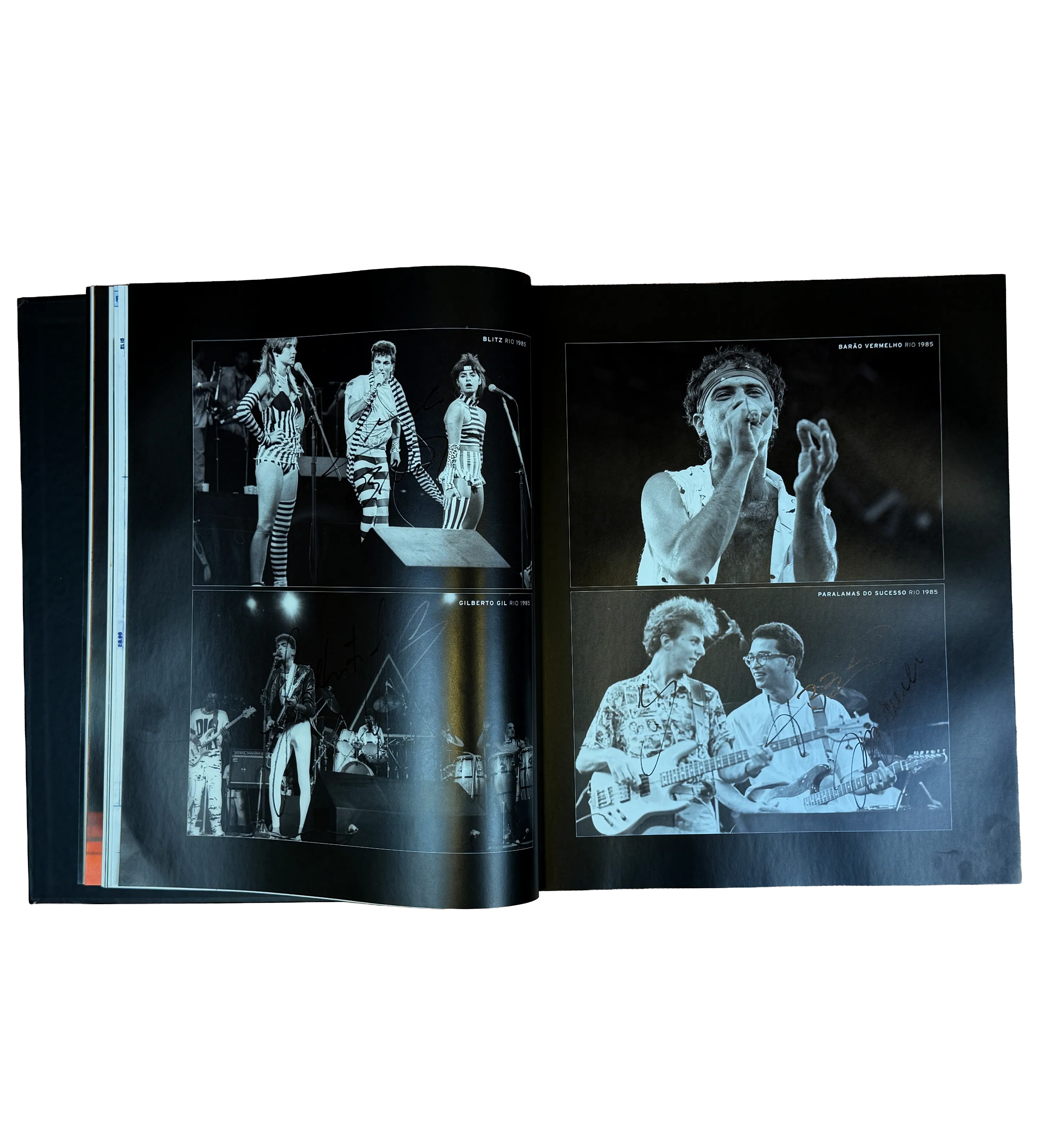 Livro Rock in Rio 30 Anos 2015 Autografado por Brian May ( Queen ) Faith no More Sepultura Mettalica Iron Maiden Evanescense Alicia Keys Coldplay Shakira Katy Perry Ivete Gil Pitty Nando Reis — imagem 11 de 11