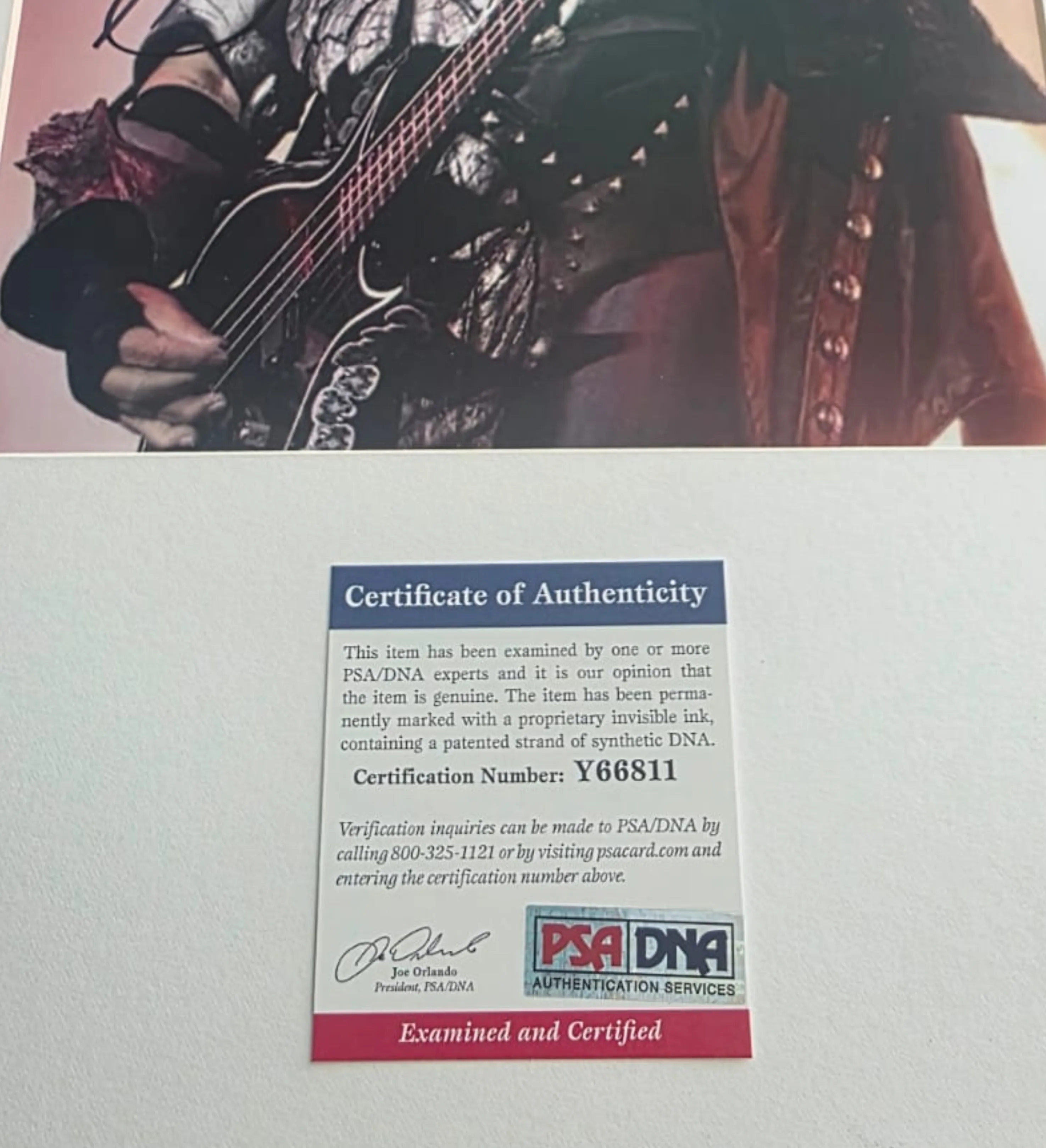 Fotografia Emoldurada Banda KISS Gene Simmons — imagem 3 de 3