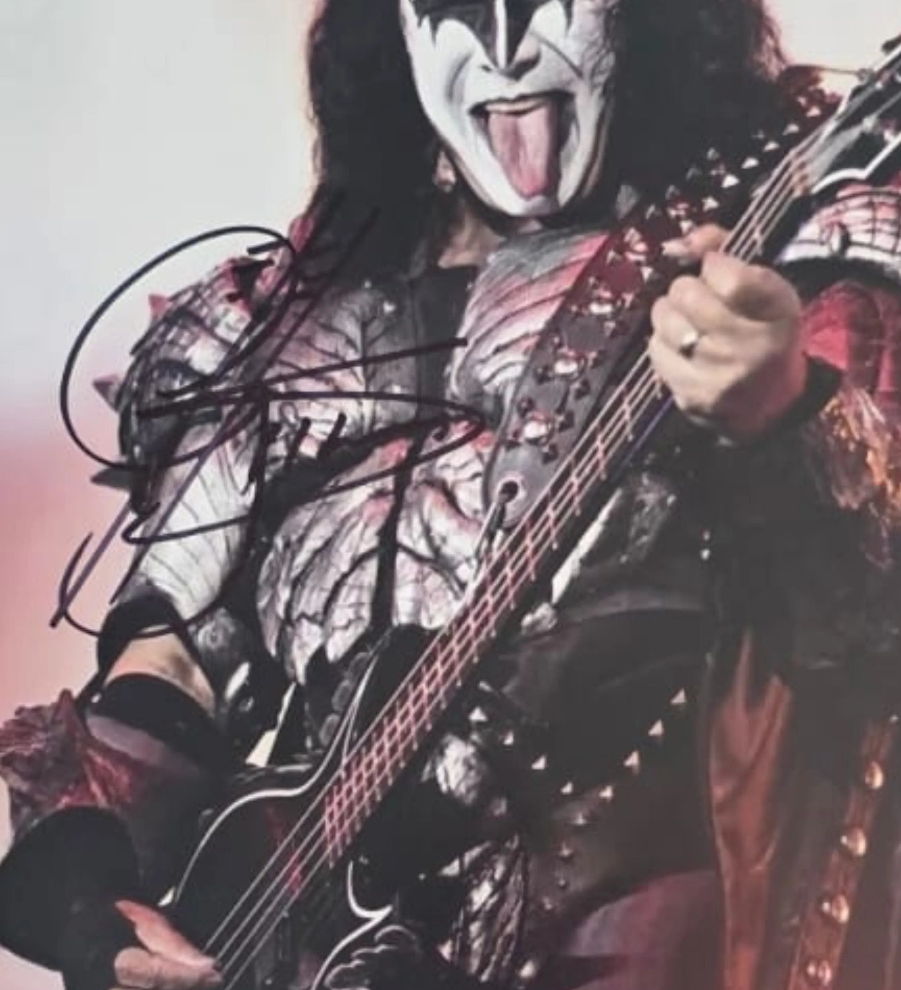 Fotografia Emoldurada Banda KISS Gene Simmons — imagem 2 de 3