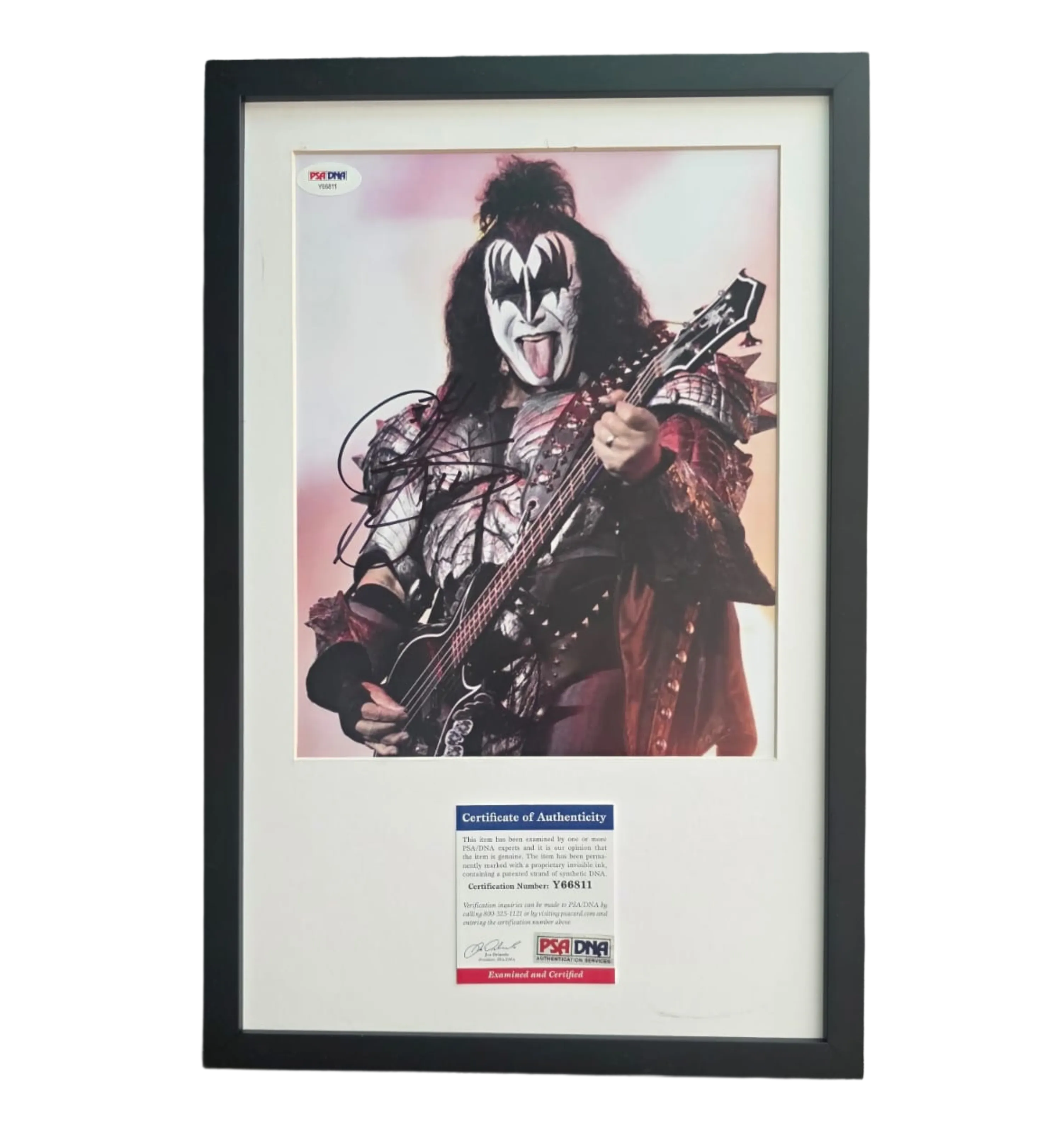 Fotografia Emoldurada Banda KISS Gene Simmons — imagem 1 de 3