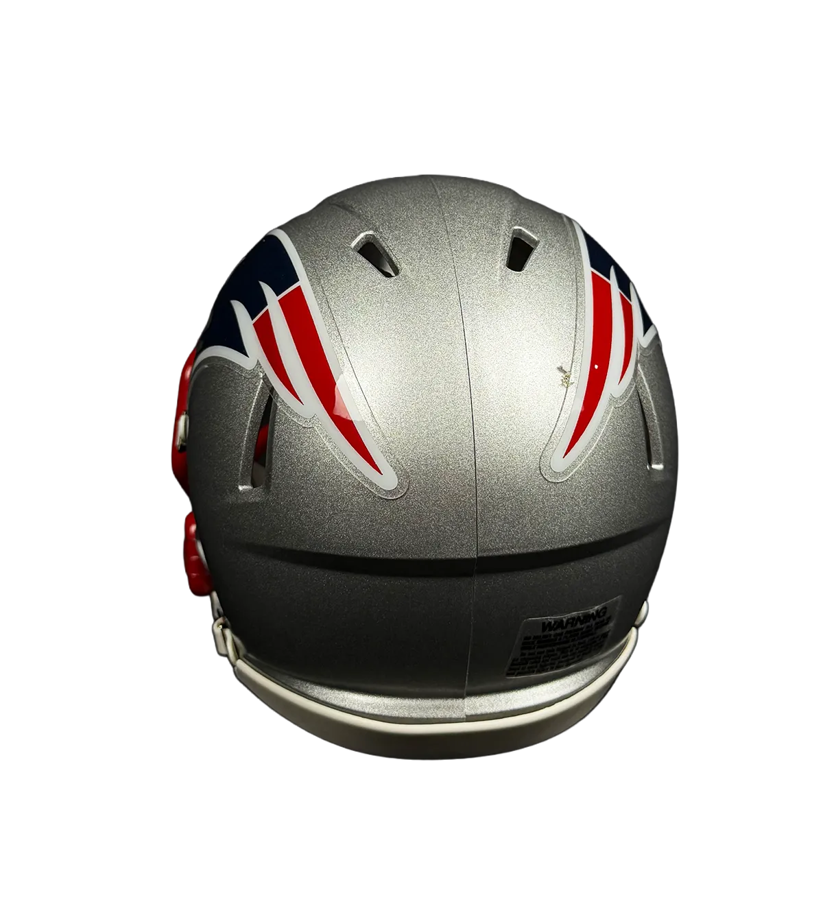 Mini Capacete Autografado Importado Helmet New England Patriots Drake Maye Temporada NFL 2025/2026 — imagem 3 de 8