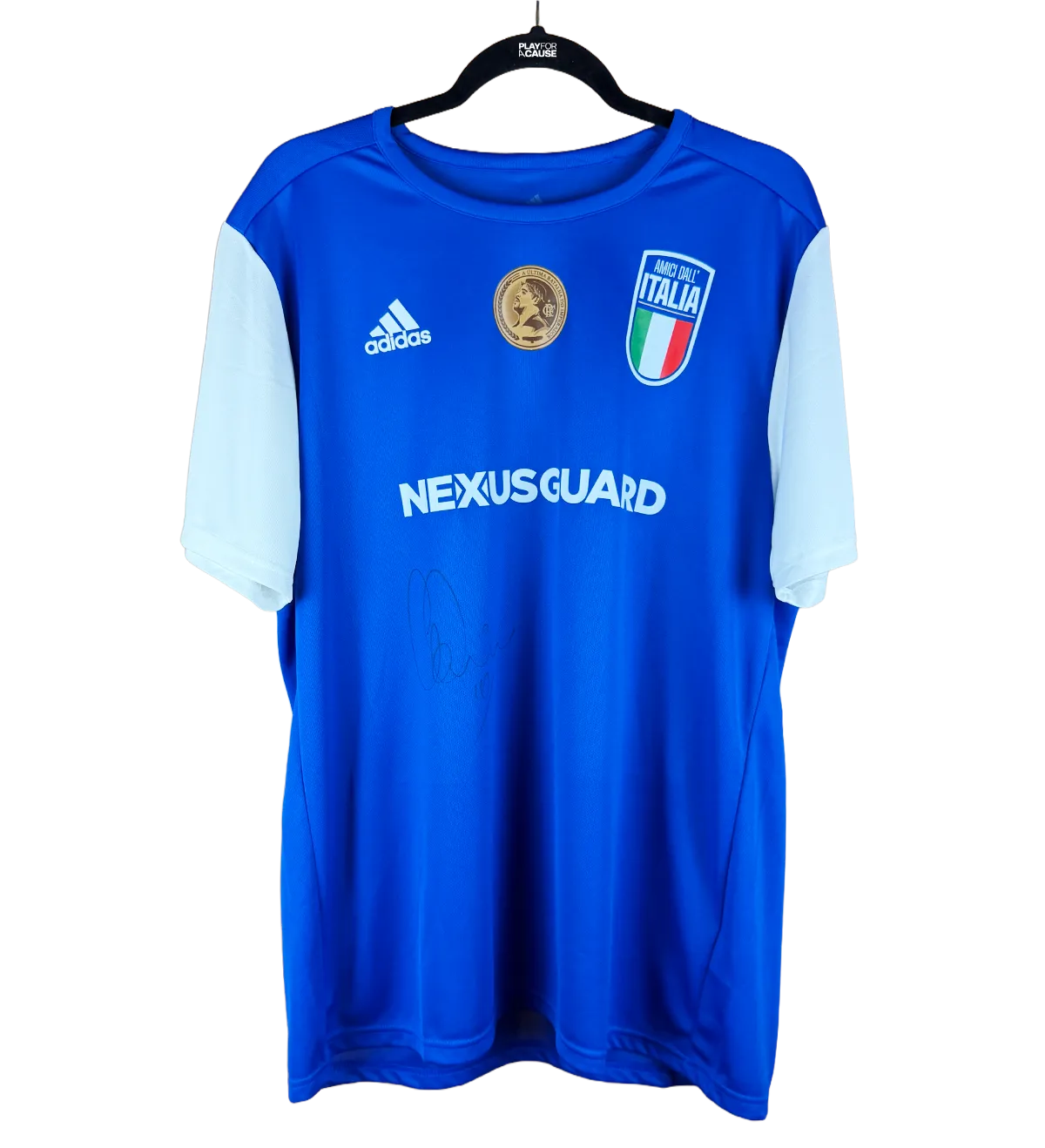 Italy Shirt - Adriano - Farewell to the Emperor - 2024 - Flamengo 4 x 3 Italy - Signed by the Emperor — imagem 1 de 4