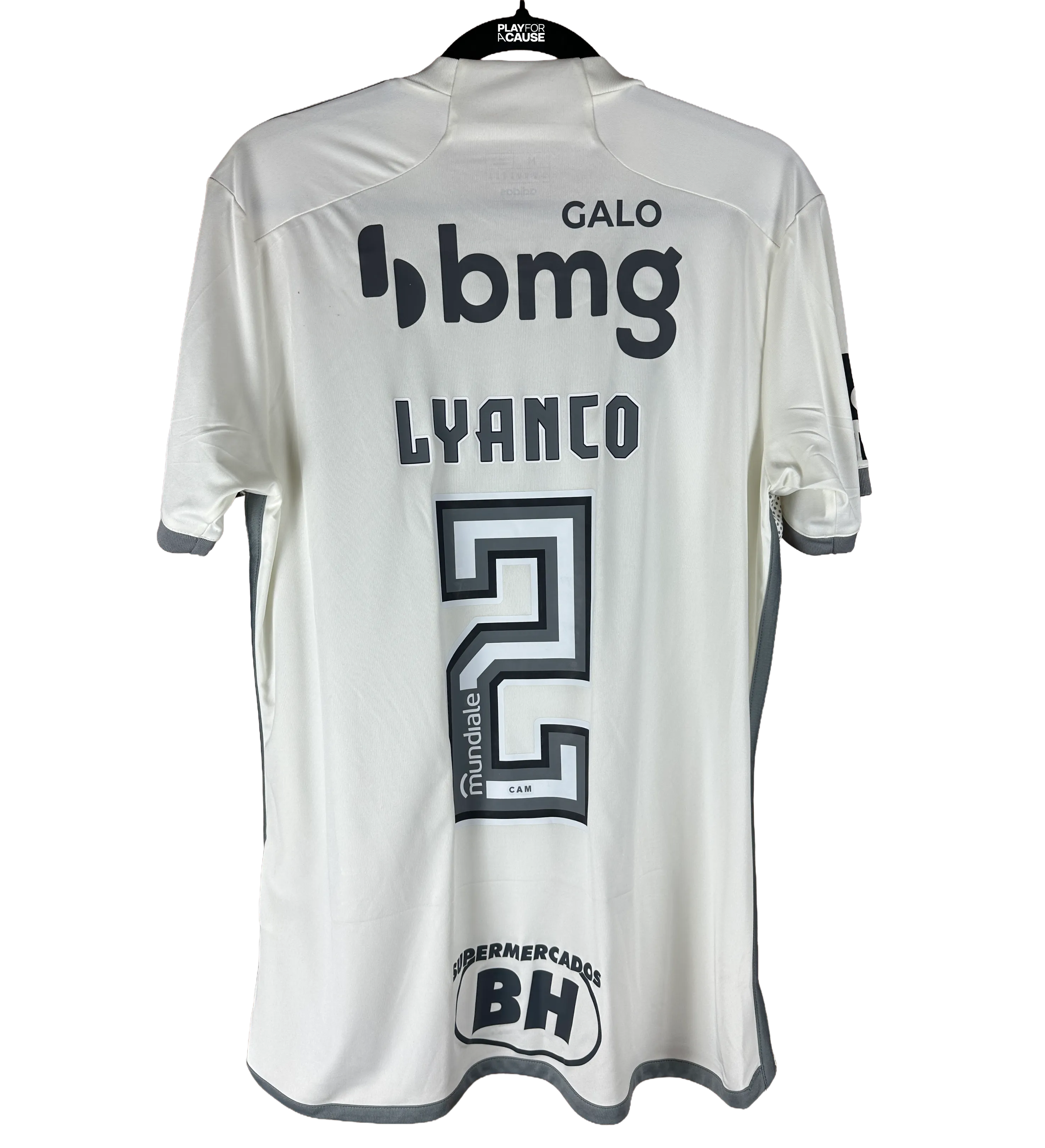 Camisa Atlético Mineiro Lyanco Semifinal Copa do Brasil Patch Crie o Impossível — imagem 2 de 5