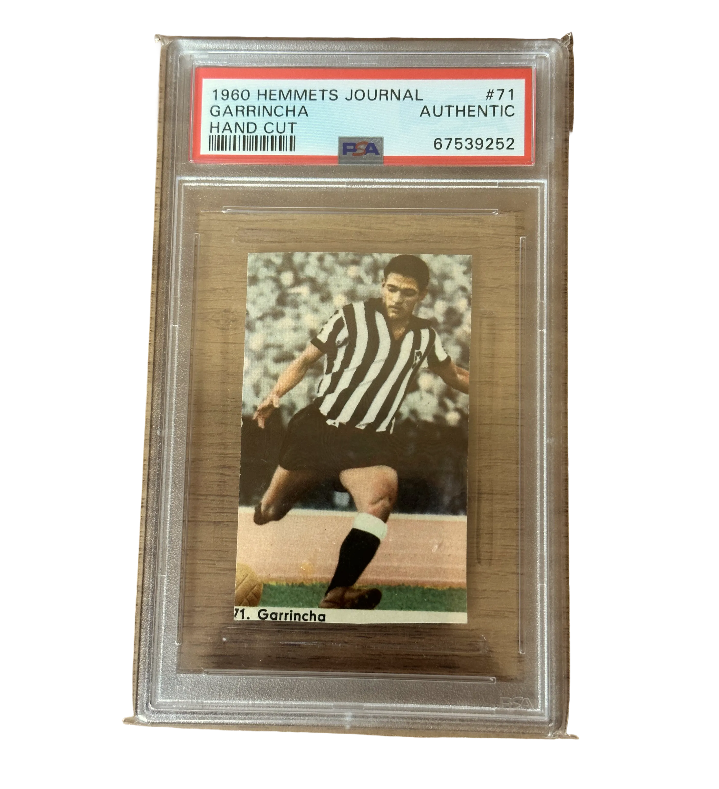 Revista do Esporte No. 153 (1962) – Garrincha & Amarildo – Signed by Amarildo – Hemmets (Swedish Newspaper) Clipping No. 71 (1960) Featuring Garrincha – PSA Authentication – Original Photograph of Garrincha and Amarildo with Botafogo (O Globo Photographic — imagem 5 de 5