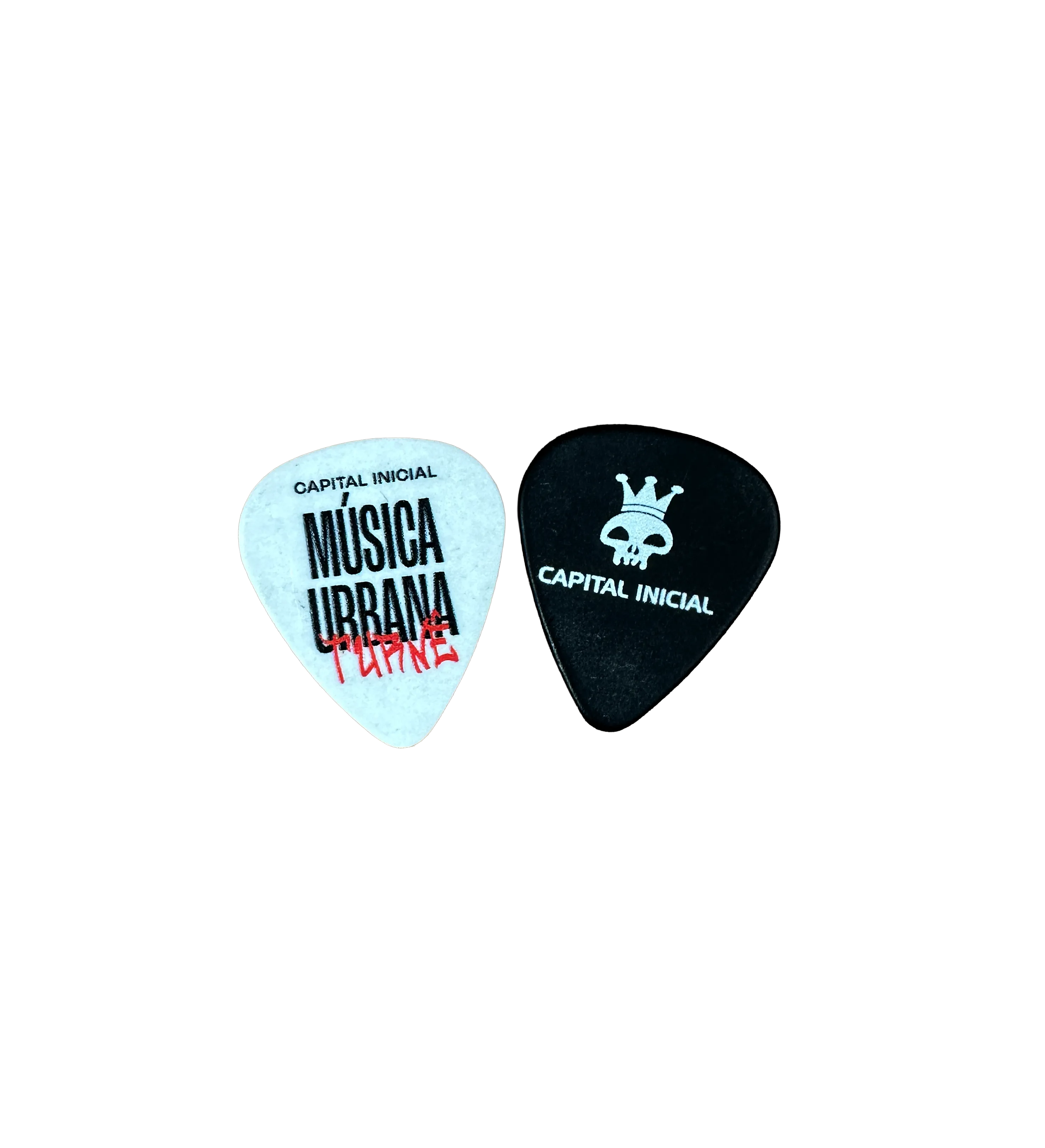 Capital Inicial autographed kit with T-shirt + Setlist + Guitar pick — imagem 5 de 12