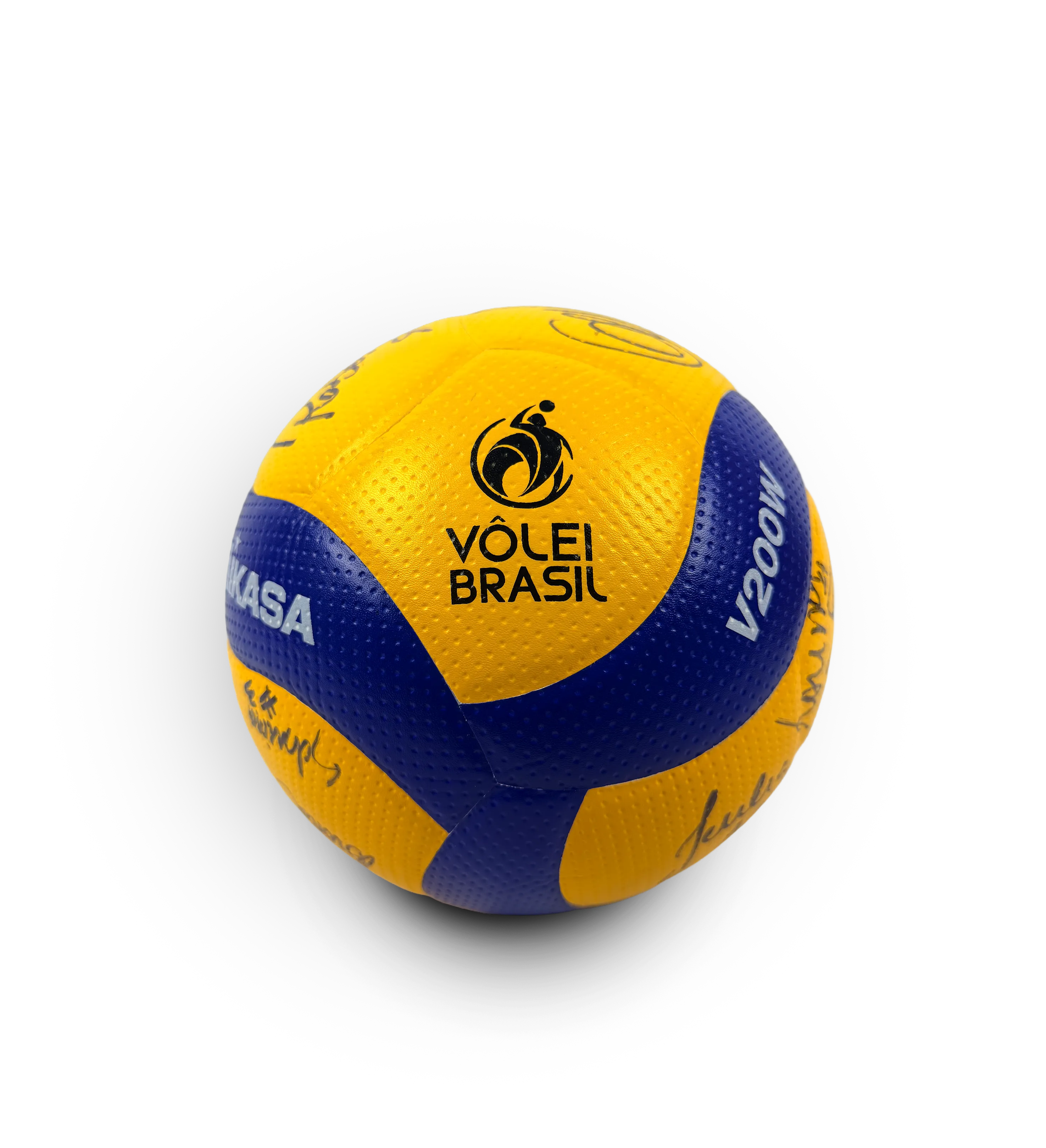 Voleibol Sudamericano 2026 - autografado por la selección brasileña campeona — imagem 1 de 2