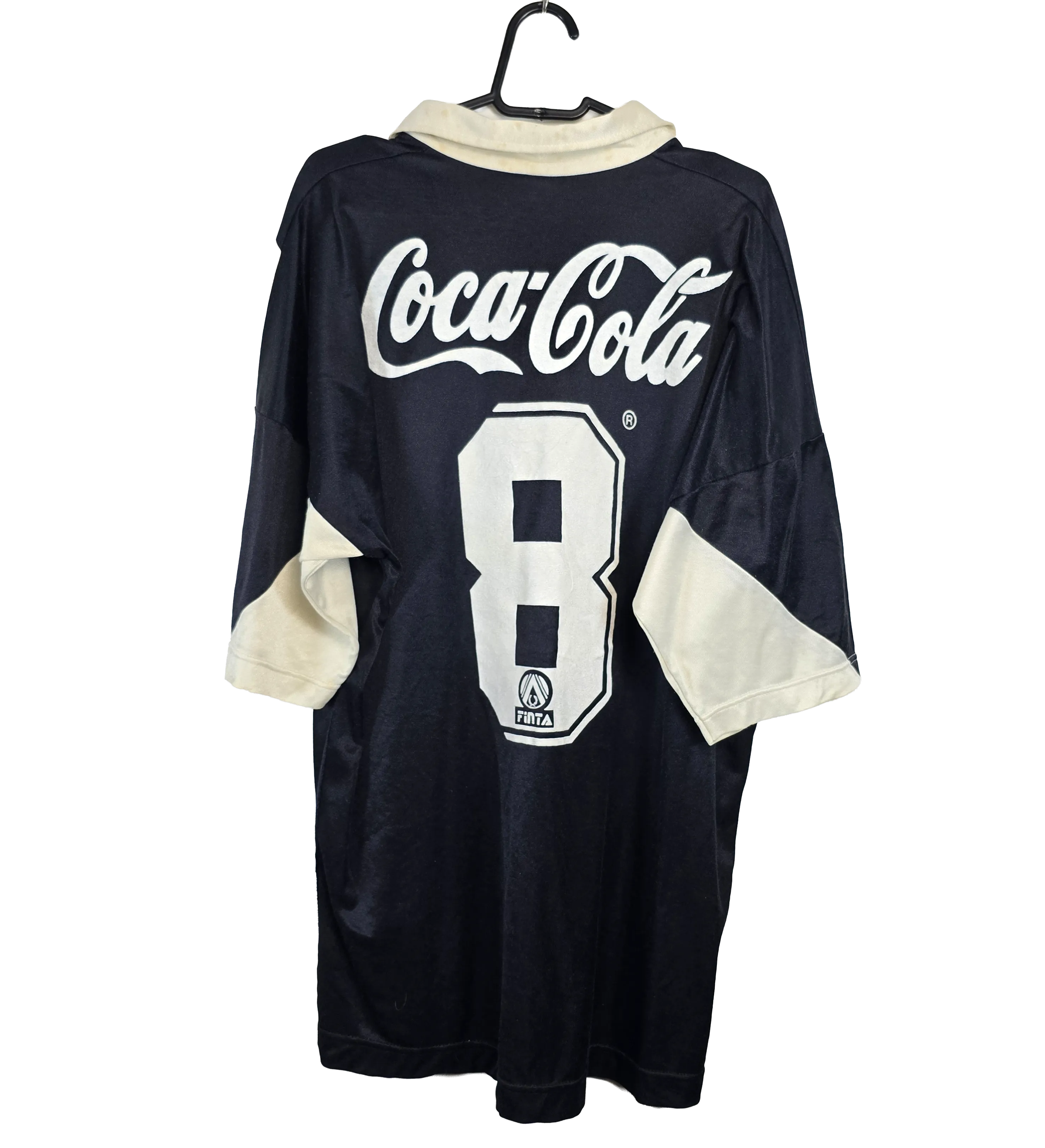 Camiseta Negra Vasco da Gama 1992 Campeón Carioca de Juego Firmada por Luisinho Quintanilha — imagem 2 de 4
