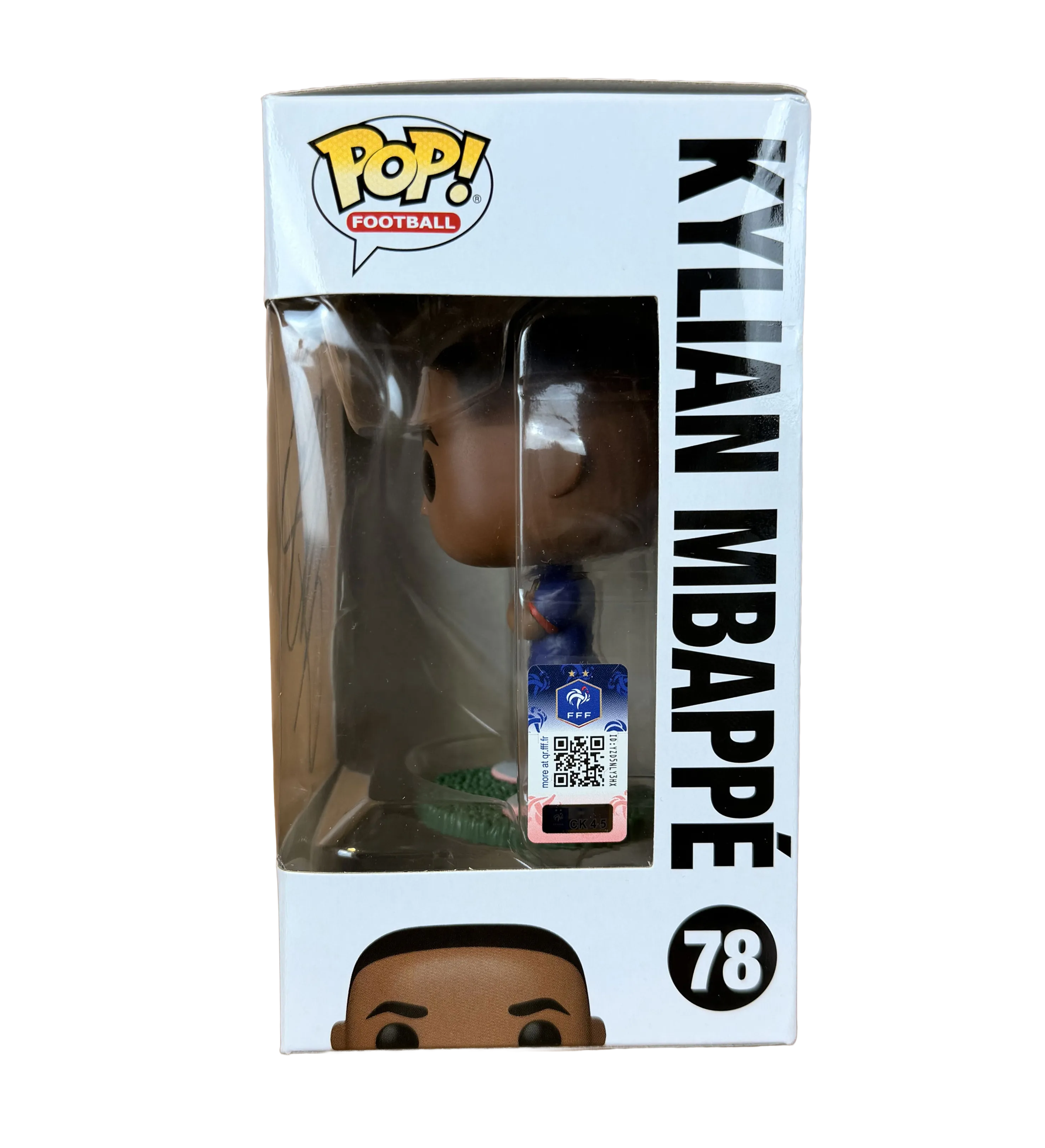 Boneco Oficial Funko Pop #78 - Kylian Mbappe / Franca - Autografado pelo Idolo Frances - Artilheiro da Copa do Mundo 2026 — imagem 2 de 3
