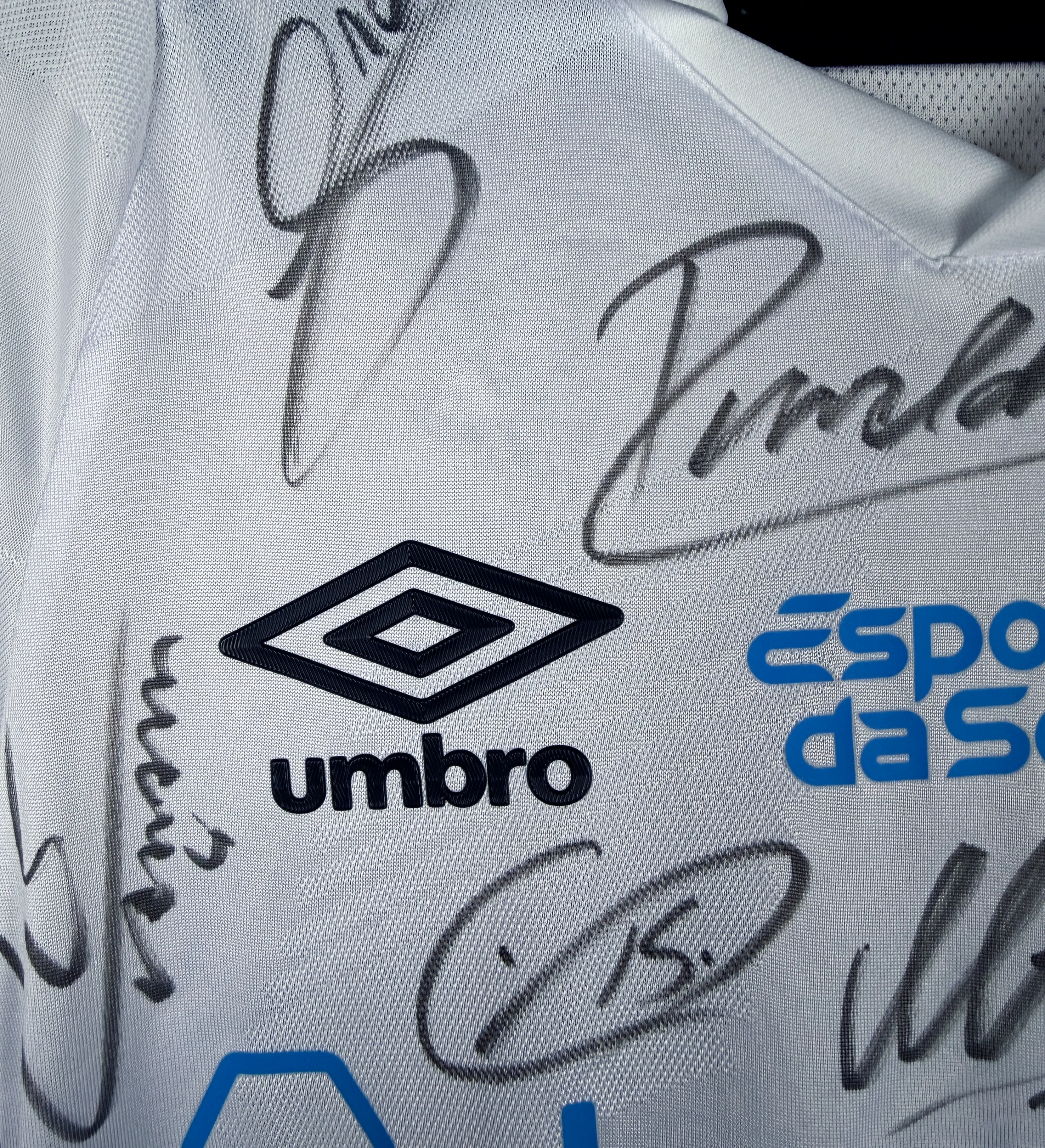 Camisa Grêmio Franco Cristaldo Copa Libertadores 2024 Autografada pelo Elenco — imagem 3 de 7