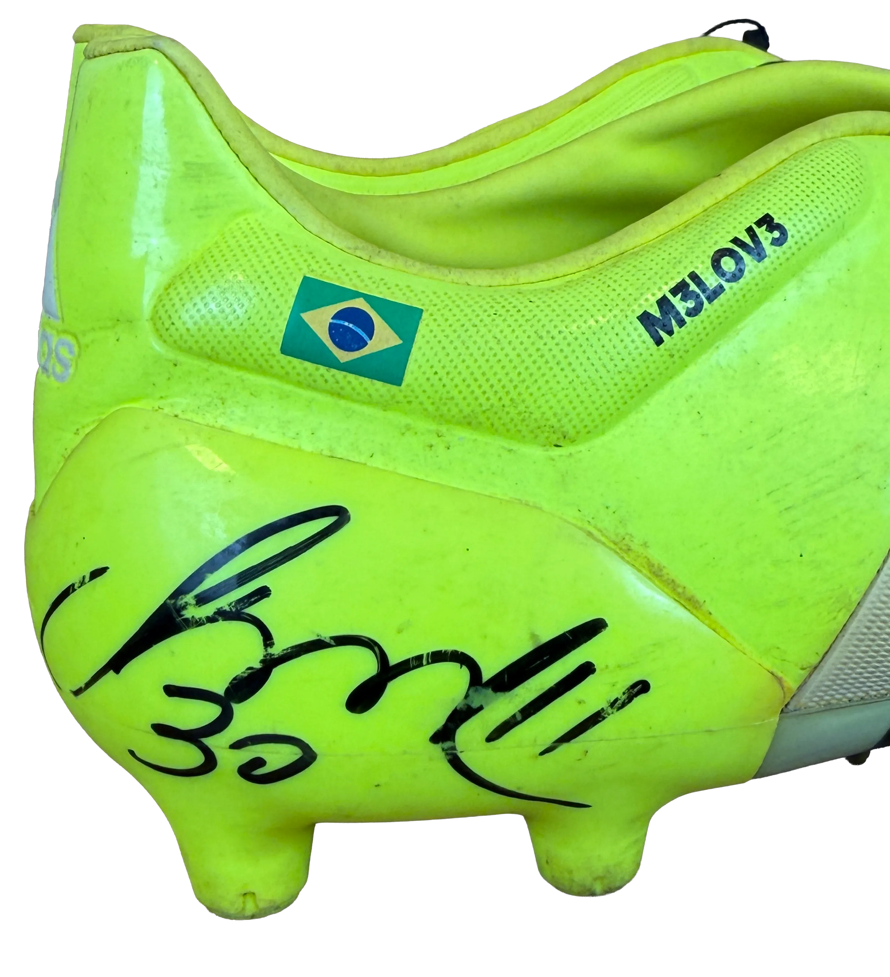 Chuteira Autografada Adidas Ace 15.1 Felipe Melo Usada Pelo Jogador Na Inter De Milão Temporada 2015 — imagem 4 de 4
