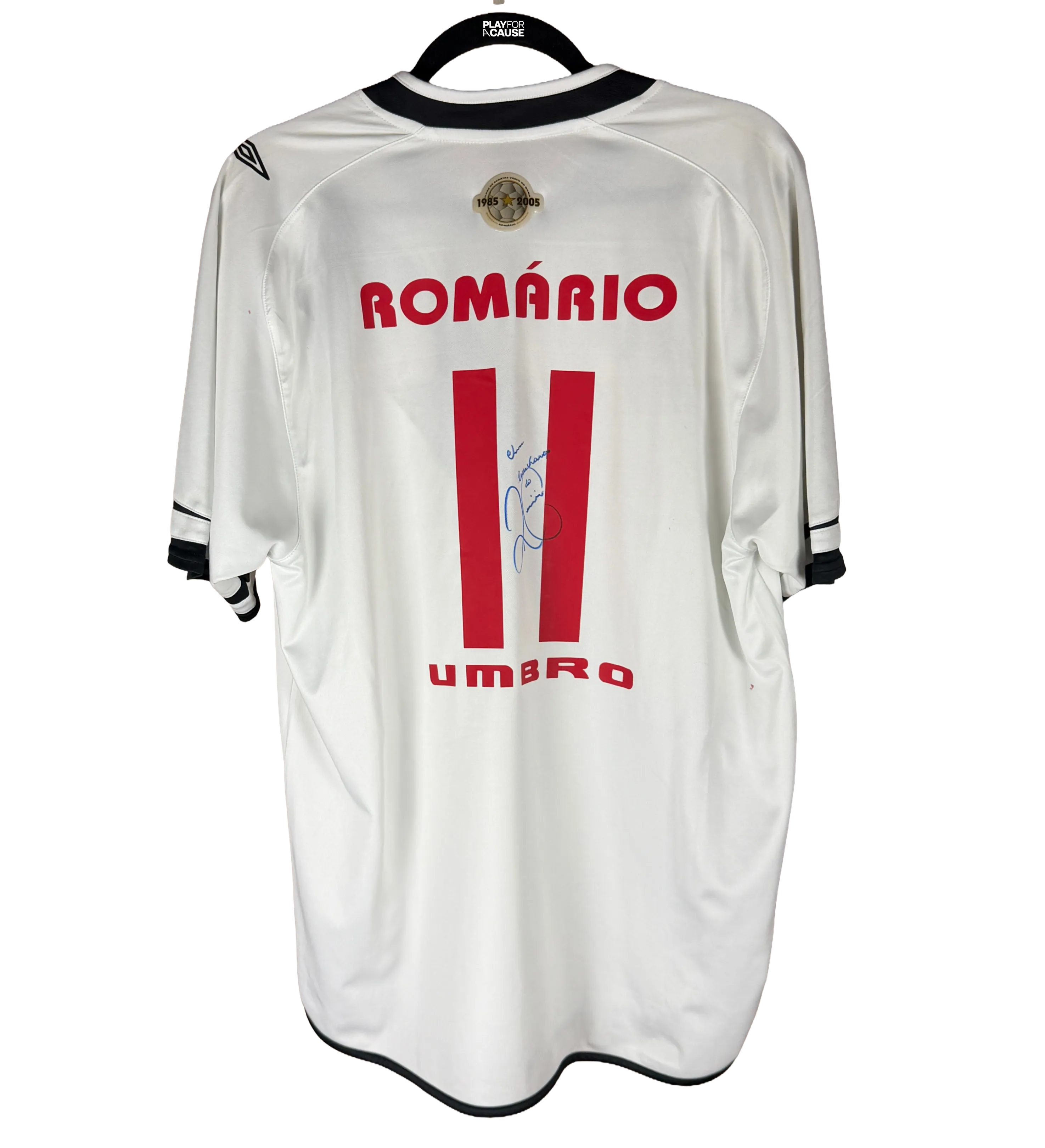 Camisa Vasco Autografada Pelo Romário Campeonato Brasileiro 2005  — imagem 2 de 3