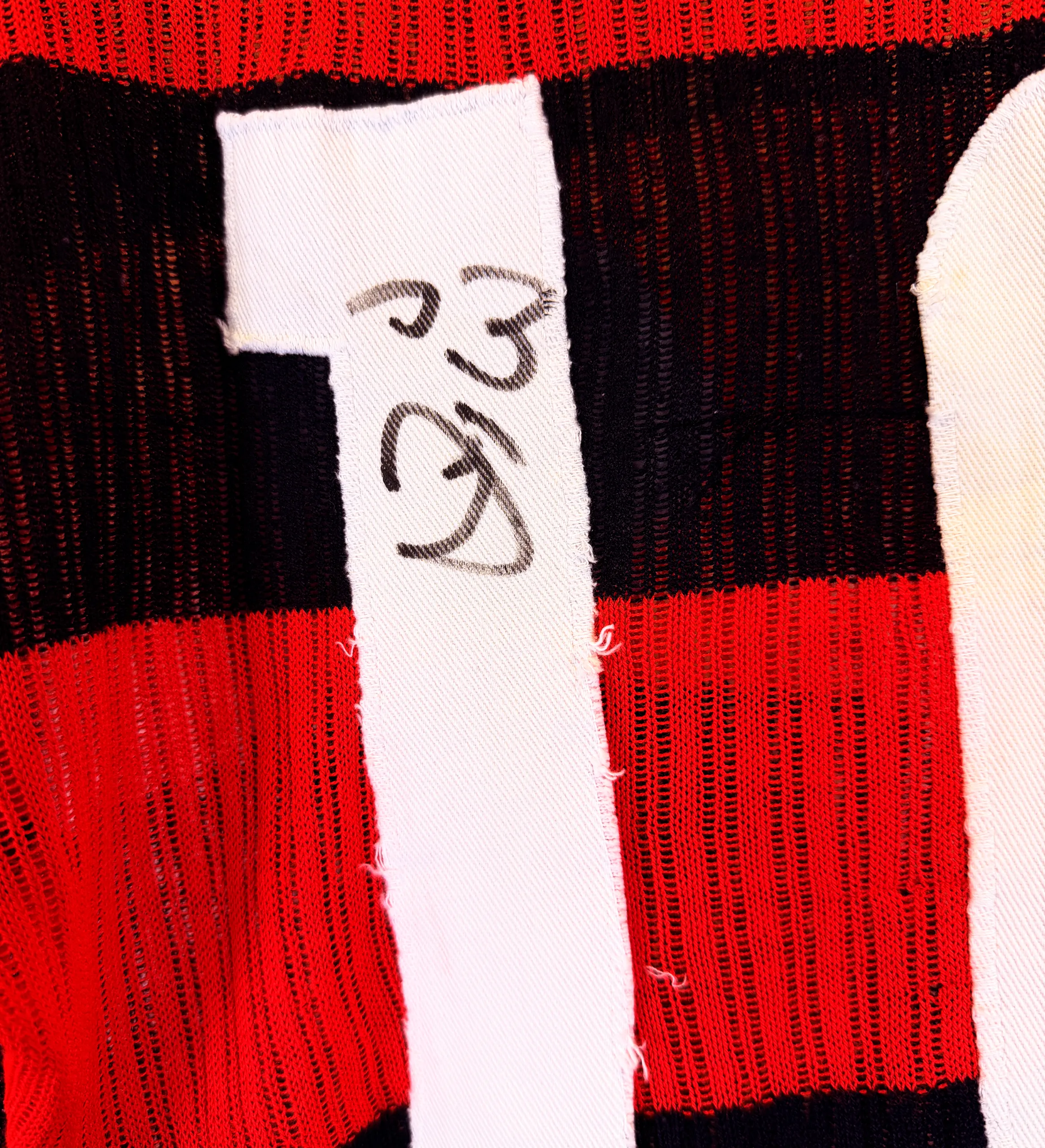 Camiseta Flamengo - Zico #10 - Década de 70 - Malharia Terres - Rareza - Autografada por el Máximo Ídolo Zico - Con Foto de Autenticidad en el Momento del Autógrafo — imagem 4 de 5