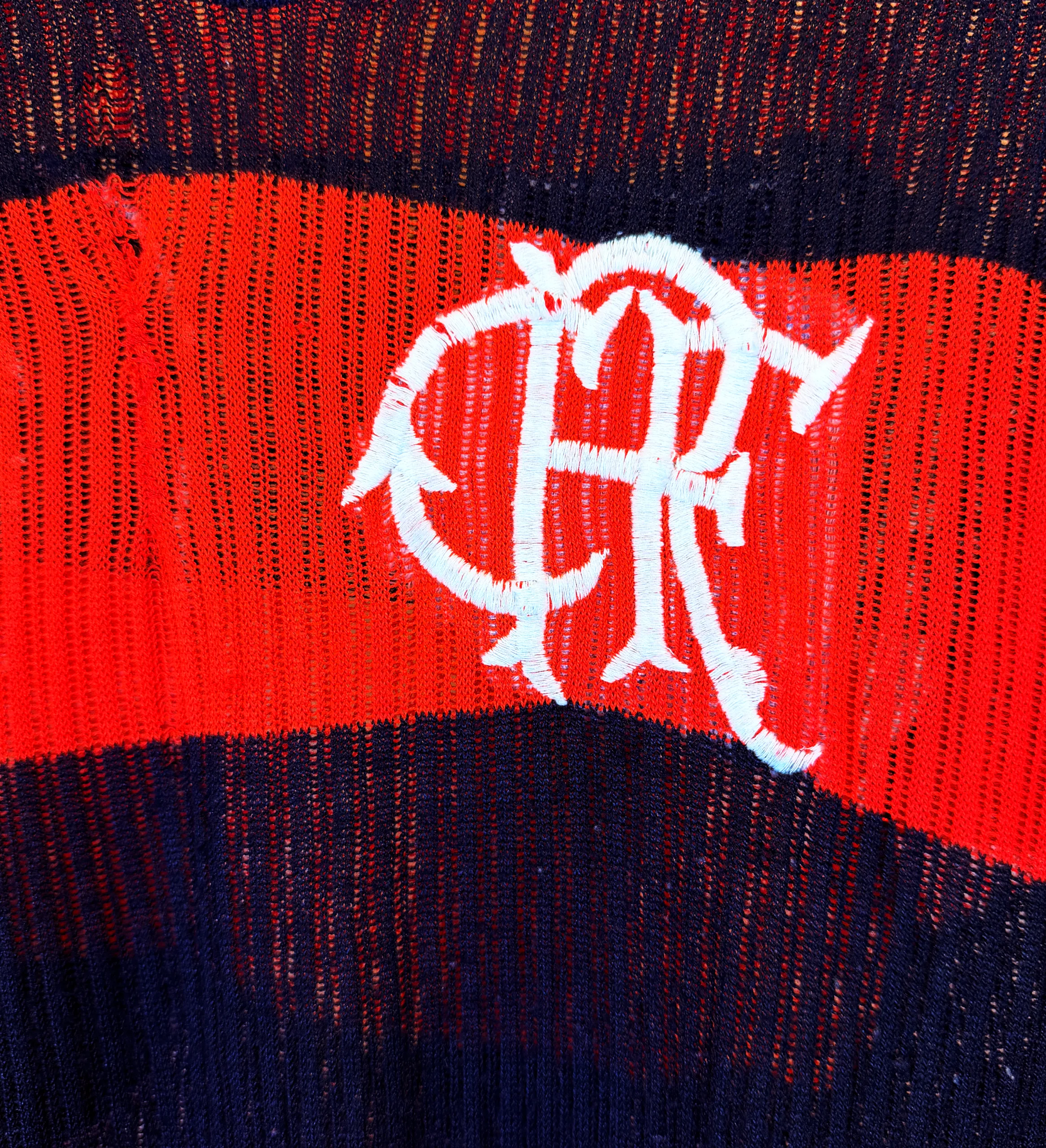 Camiseta Flamengo - Zico #10 - Década de 70 - Malharia Terres - Rareza - Autografada por el Máximo Ídolo Zico - Con Foto de Autenticidad en el Momento del Autógrafo — imagem 5 de 5