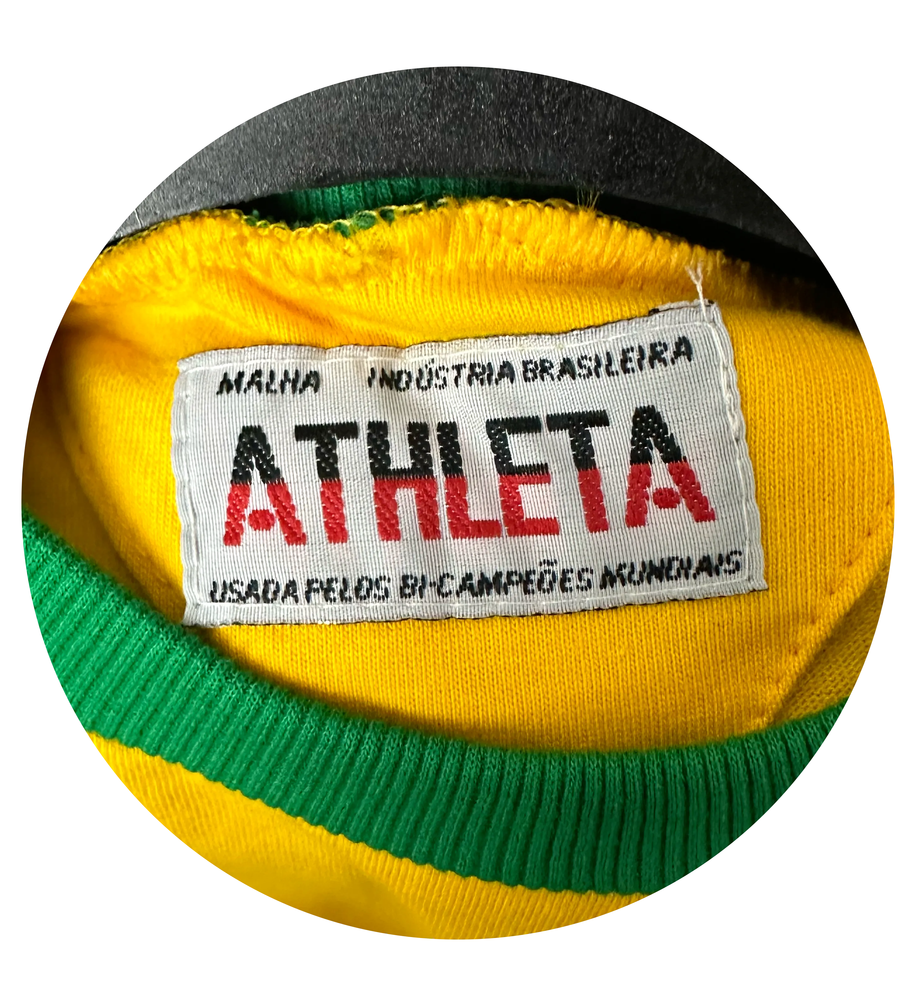 Camisa Autografada Brasil Pelé Réplica Oficial Tricampeão da Copa do Mundo 1970 Direto do Acervo de Carlos Alberto Torres — imagem 4 de 4
