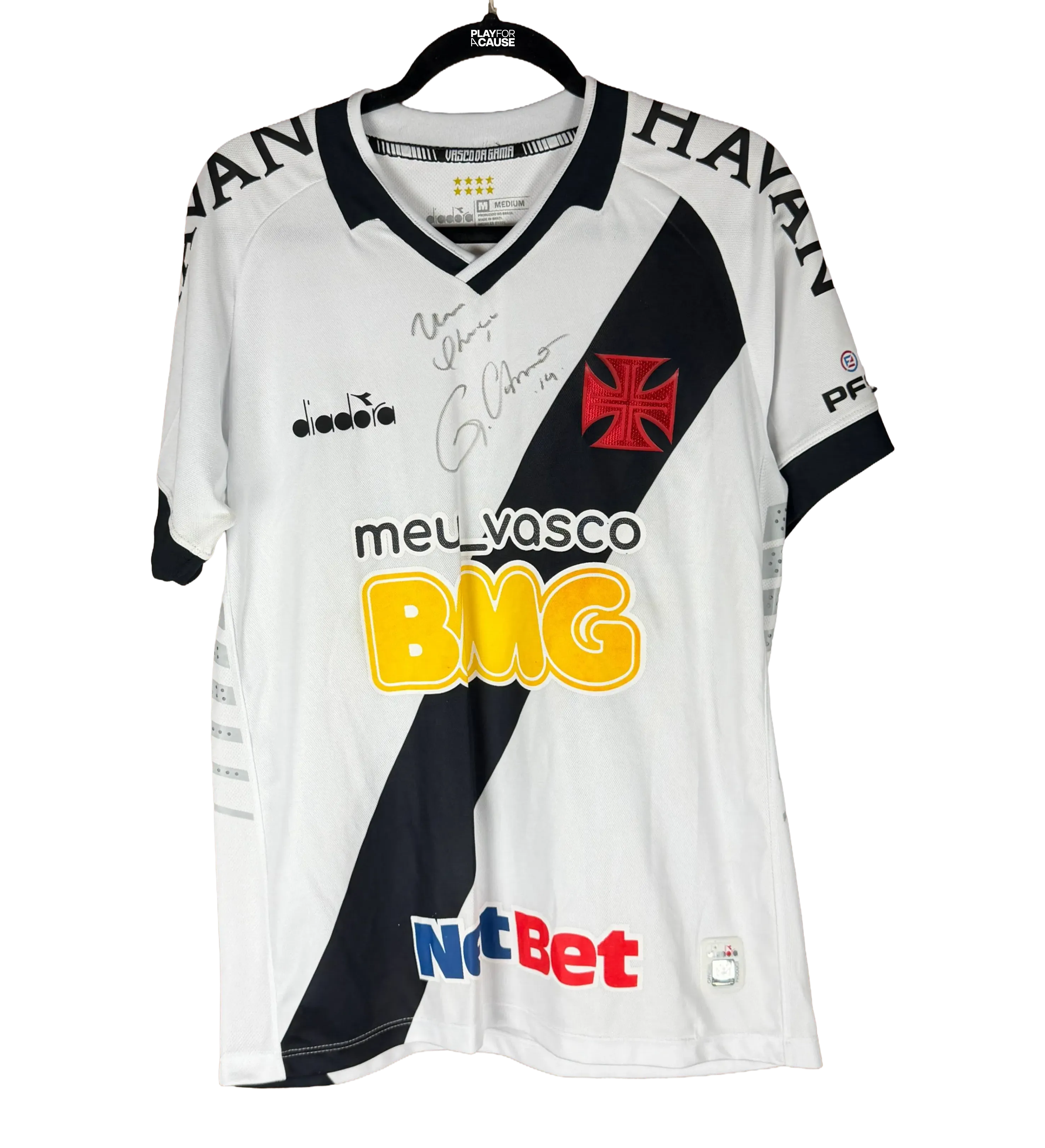 Camiseta Vasco – Germán Cano #14 – Temporada 2020 – Firmada por el Jugador — imagem 1 de 3
