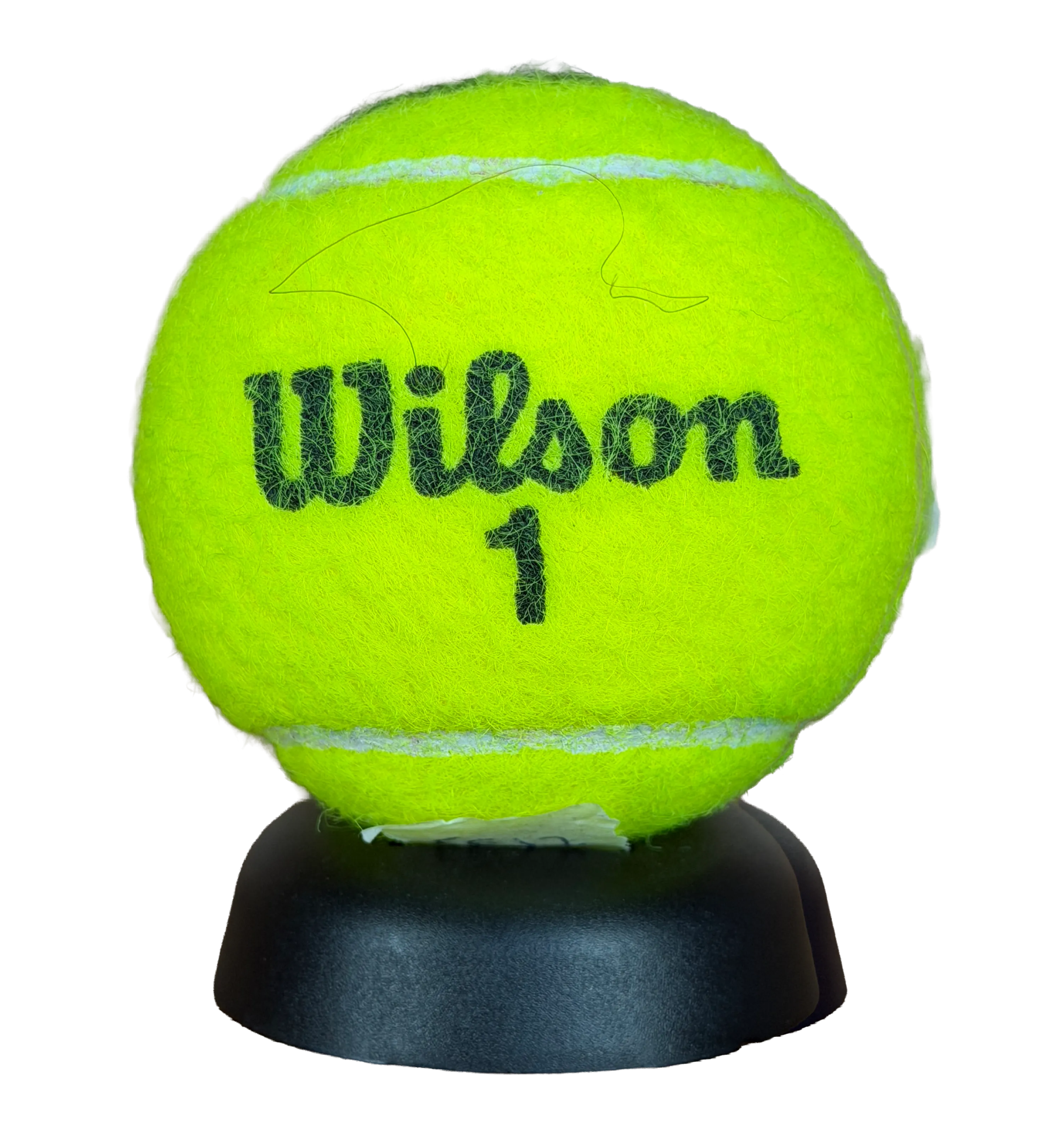 Bola de Tenis - Olimpiadas Rio 2016 - Autografada por Novak Djokovic - ( Conseguida por um Membro Assistente da Competicao que trabalhou nos jogos Oficiais ) — imagem 3 de 3