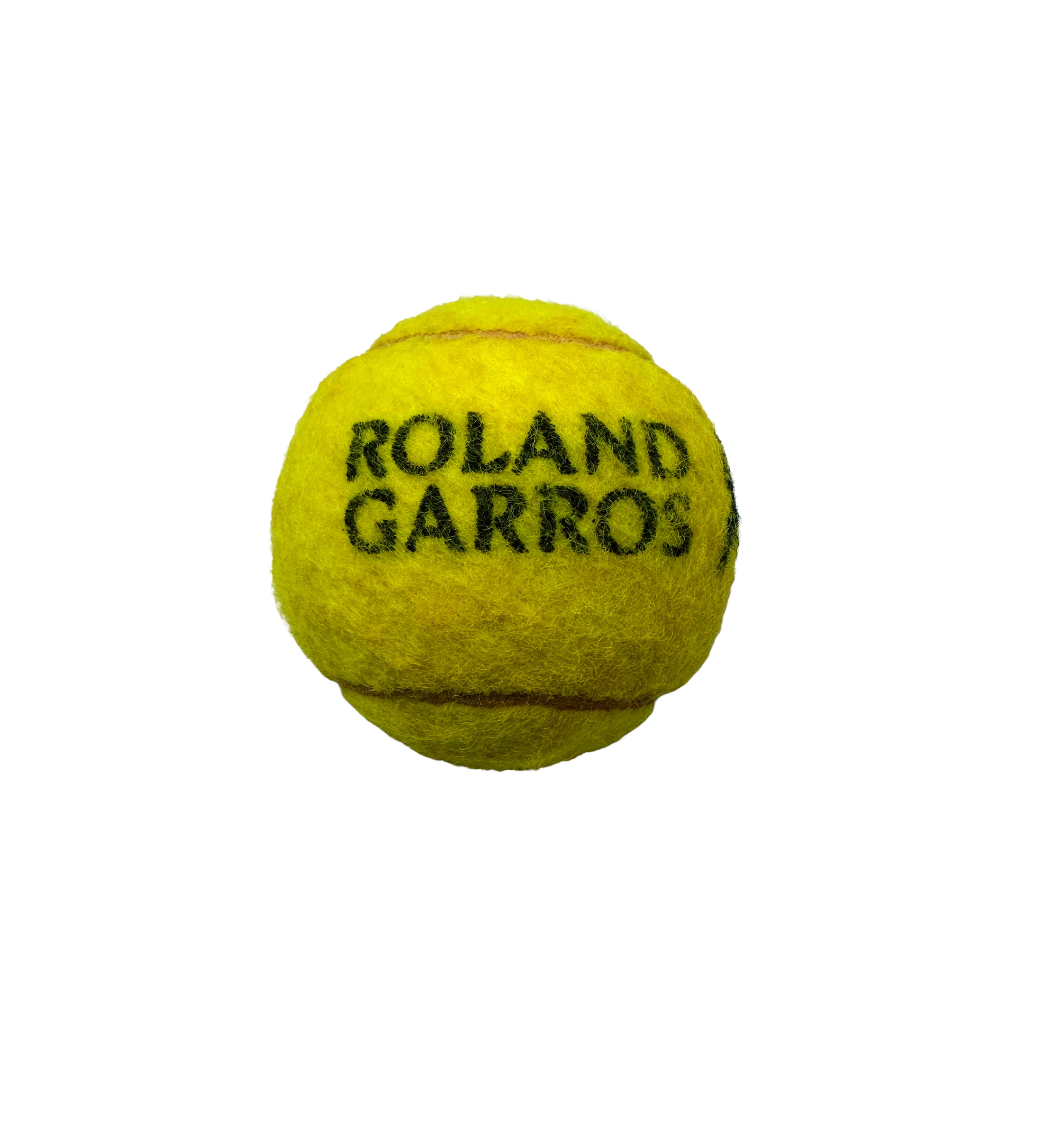 Bola de Tênis Oficial Roland-Garros Wilson nº 1 Autografada pelo Ídolo Brasileiro Guga — imagem 2 de 3