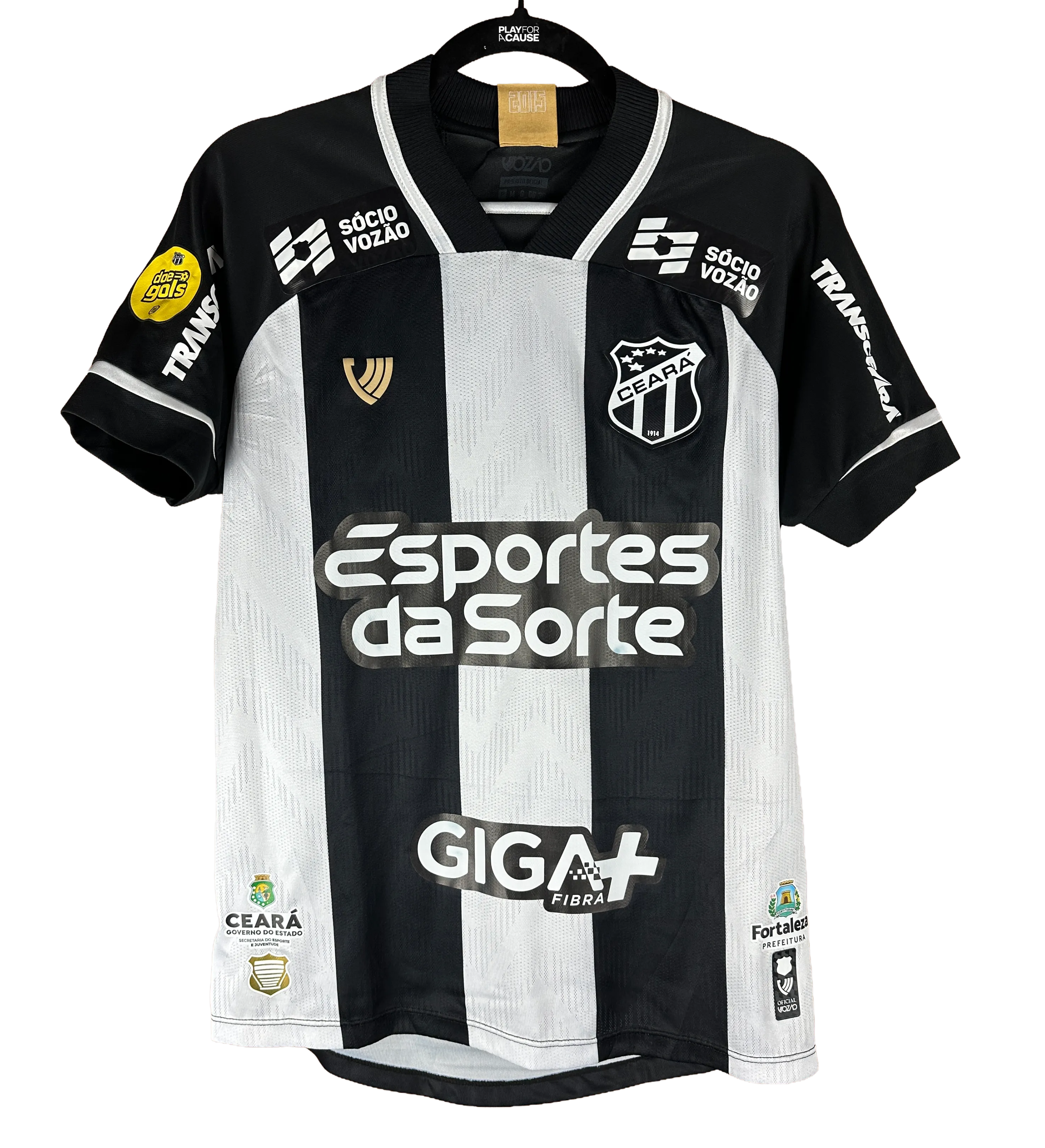 Camiseta Ceará – CEA vs BOT – Brasileirão 2025 – Usada y Firmada por el Jugador — imagem 1 de 8