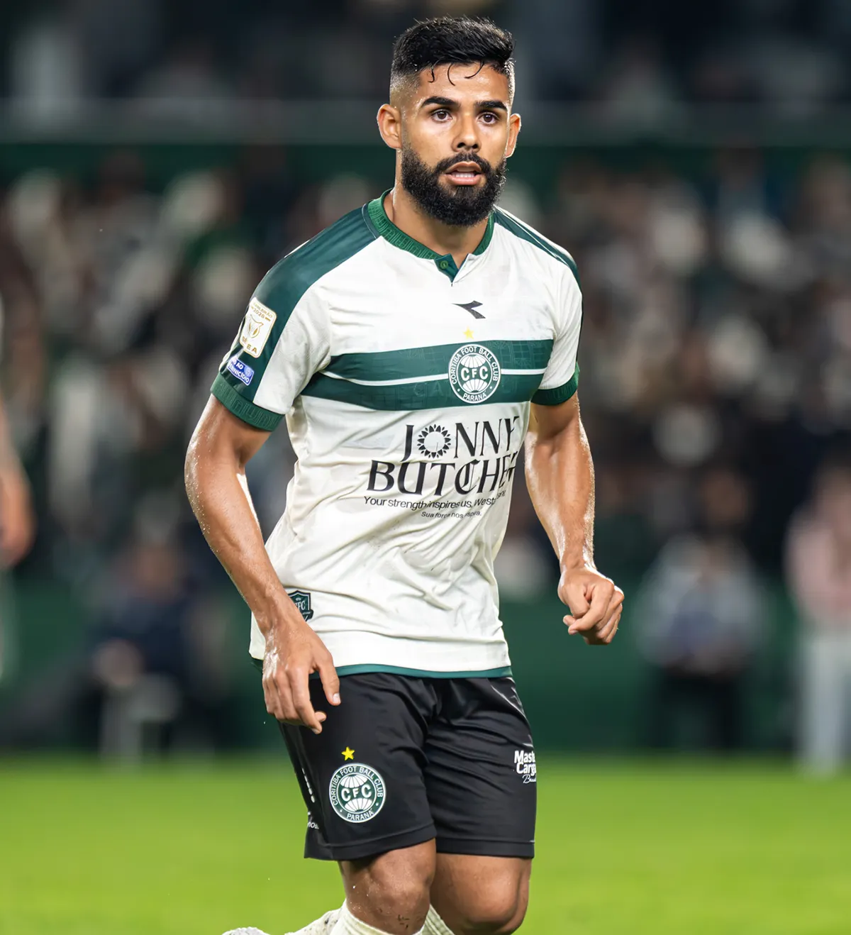 Camisa Coritiba Felipe Jonatan Especial Jonny Butcher CFC 2 x 1 CHA Brasileirão 2026 Usada e Autografada Pelo Jogador  — imagem 2 de 3