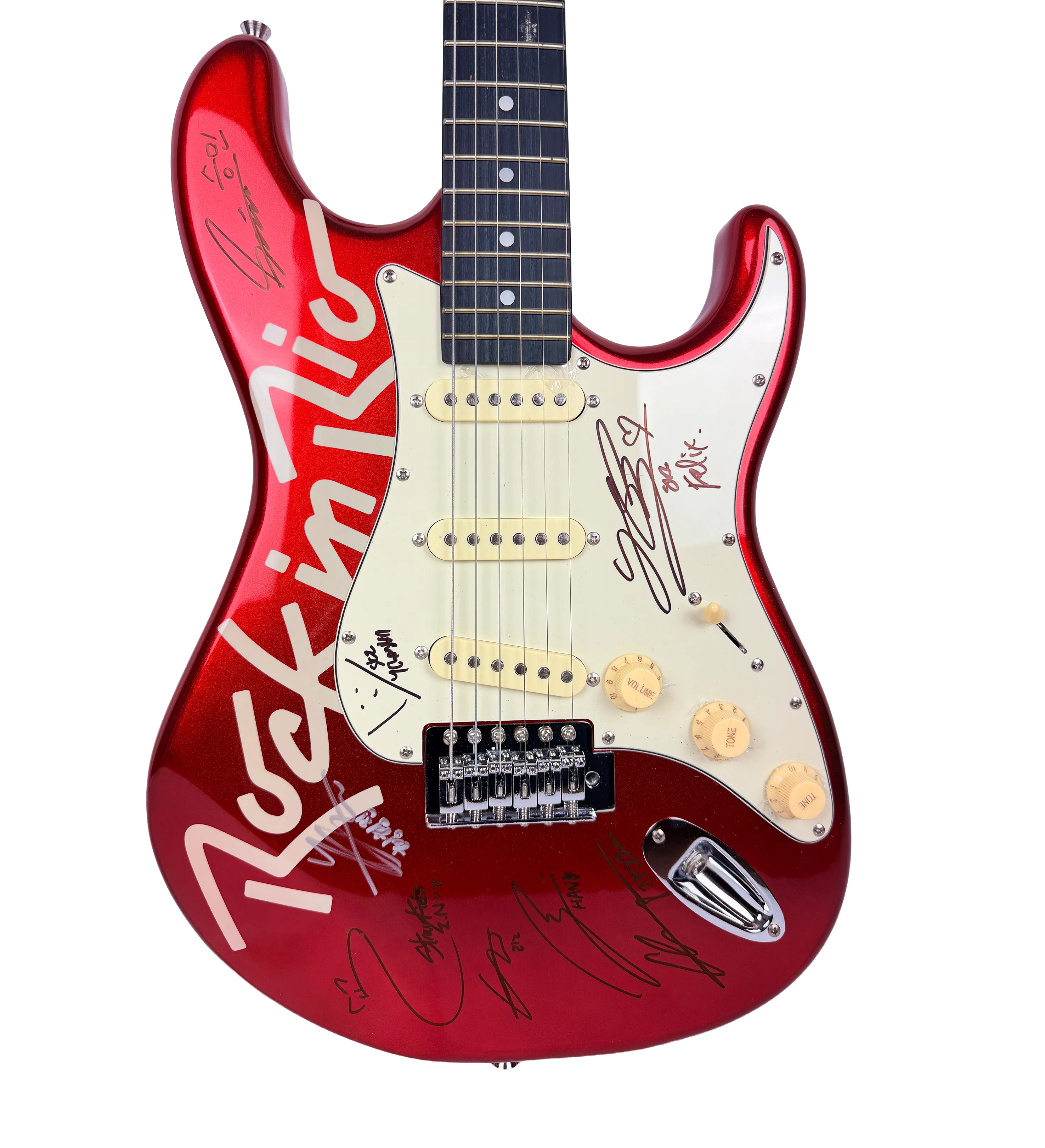 Autographed Kit Guitar + Light Stick Stray Kids Rock in Rio 2026 — imagem 3 de 4