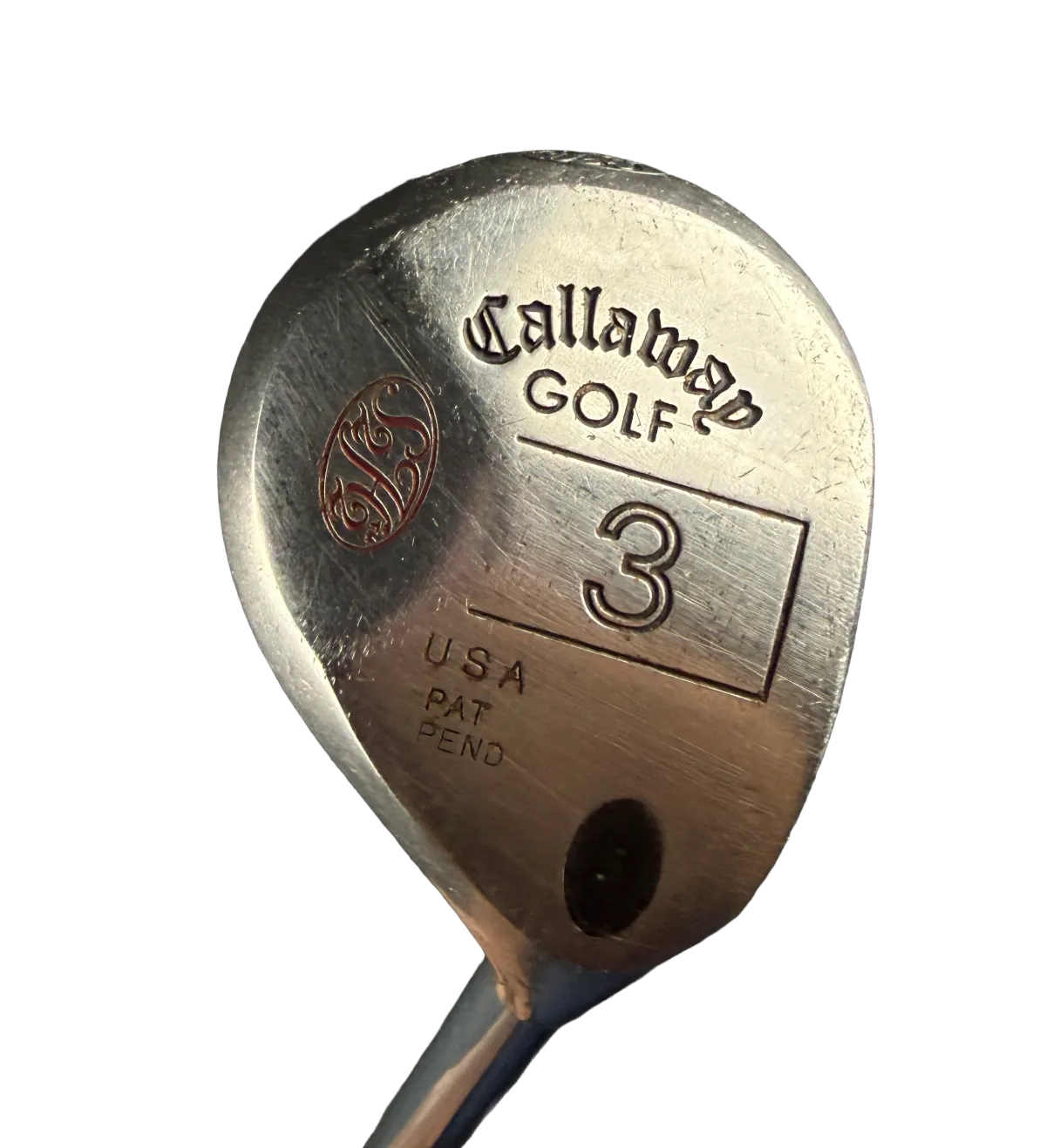 Mini Taco de Golf - Importado - USA Pat Pend - Callaway Golf 3 - Decada de 90 - Cabo RCH 90 - Autografado por Tyger Woods ( Um dos maiores de todos os tempos ) — imagem 1 de 4