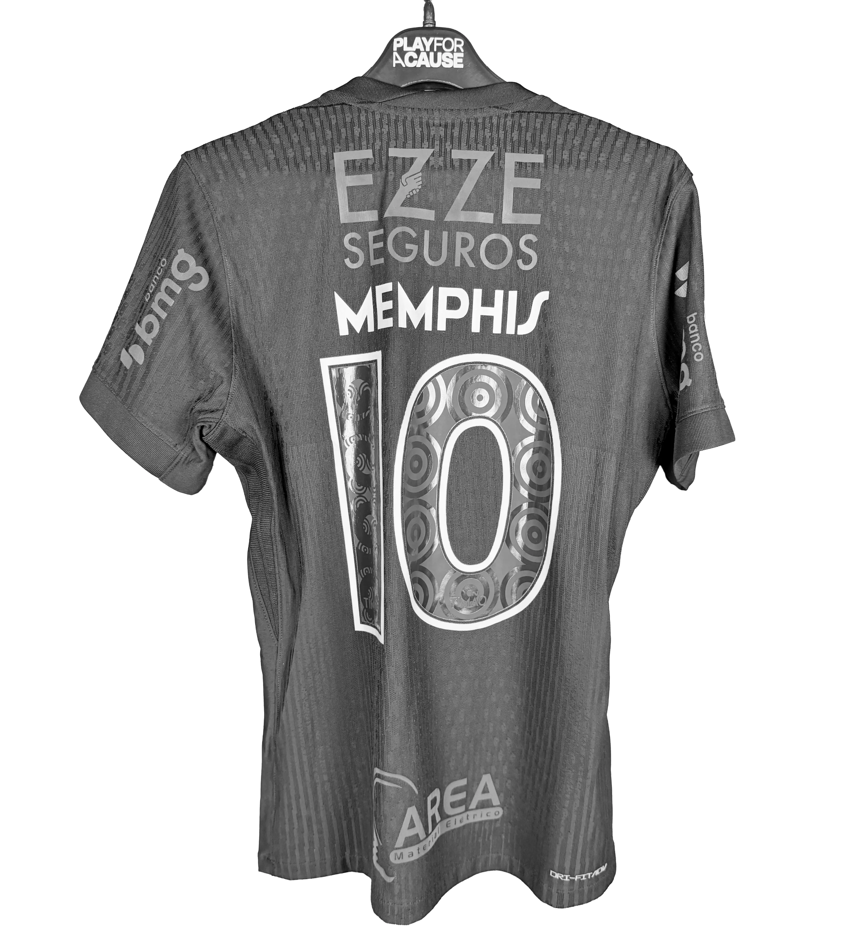  Camisa Corinthians Memphis Depay All Black Estreia com a Camisa 10 Corinthians 2 x 1 Santos — imagem 2 de 3