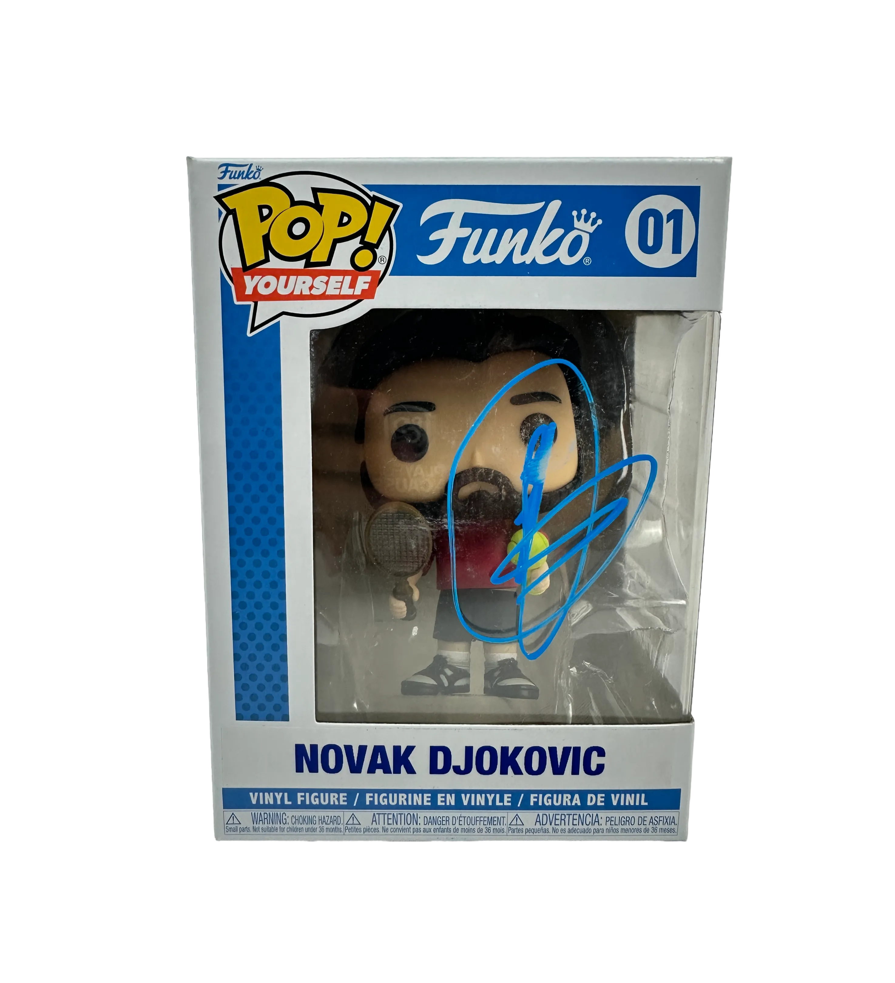 Funko Pop – Novak Djokovic – Firmado por el Ídolo – Certificación Internacional — imagem 2 de 4