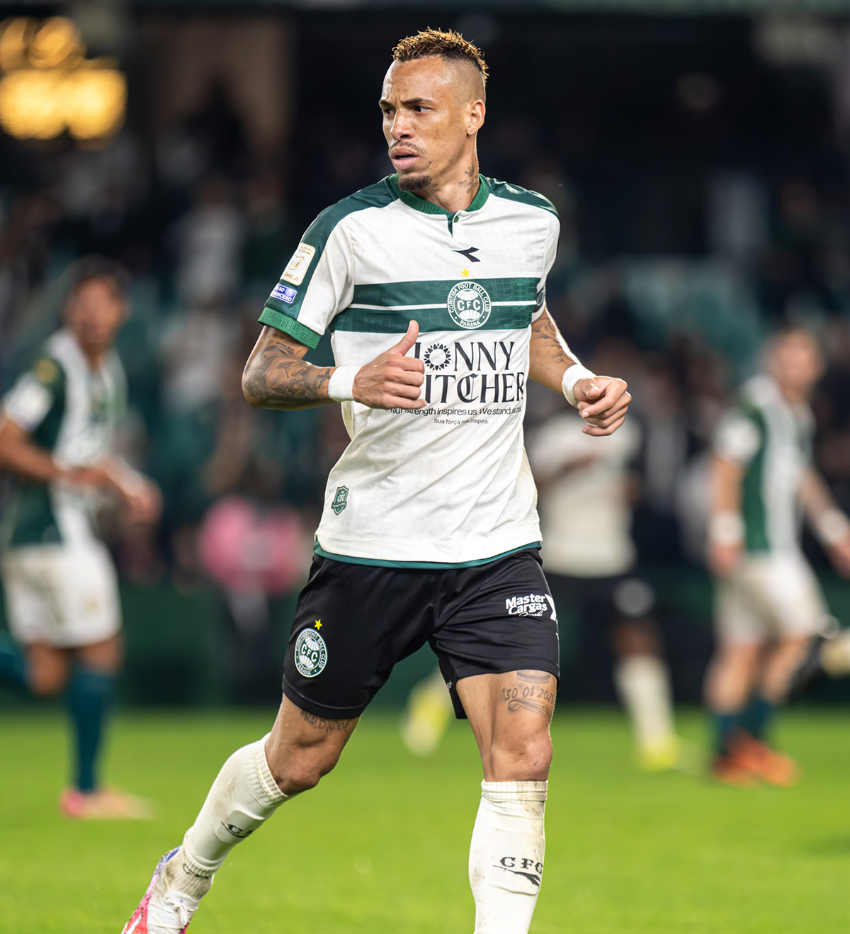 Camisa Coritiba Breno Lopes Especial Jonny Butcher CFC 2 x 1 CHA Brasileirão 2026 Usada e Autografada Pelo Jogador — imagem 1 de 3