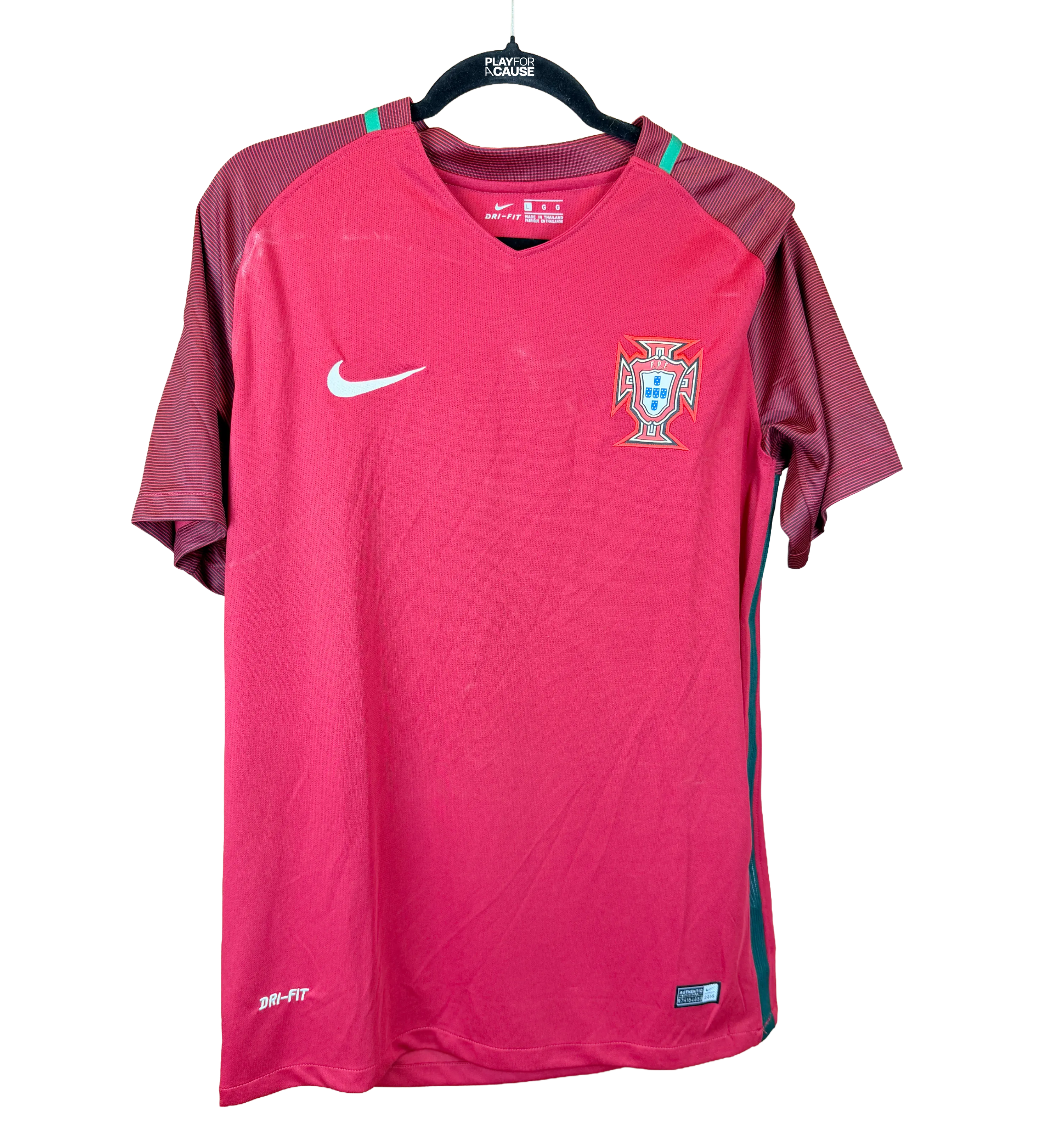 Camisa Portugal Nike Pepe Modelo Authentic Autografada pelo Ídolo — imagem 1 de 4