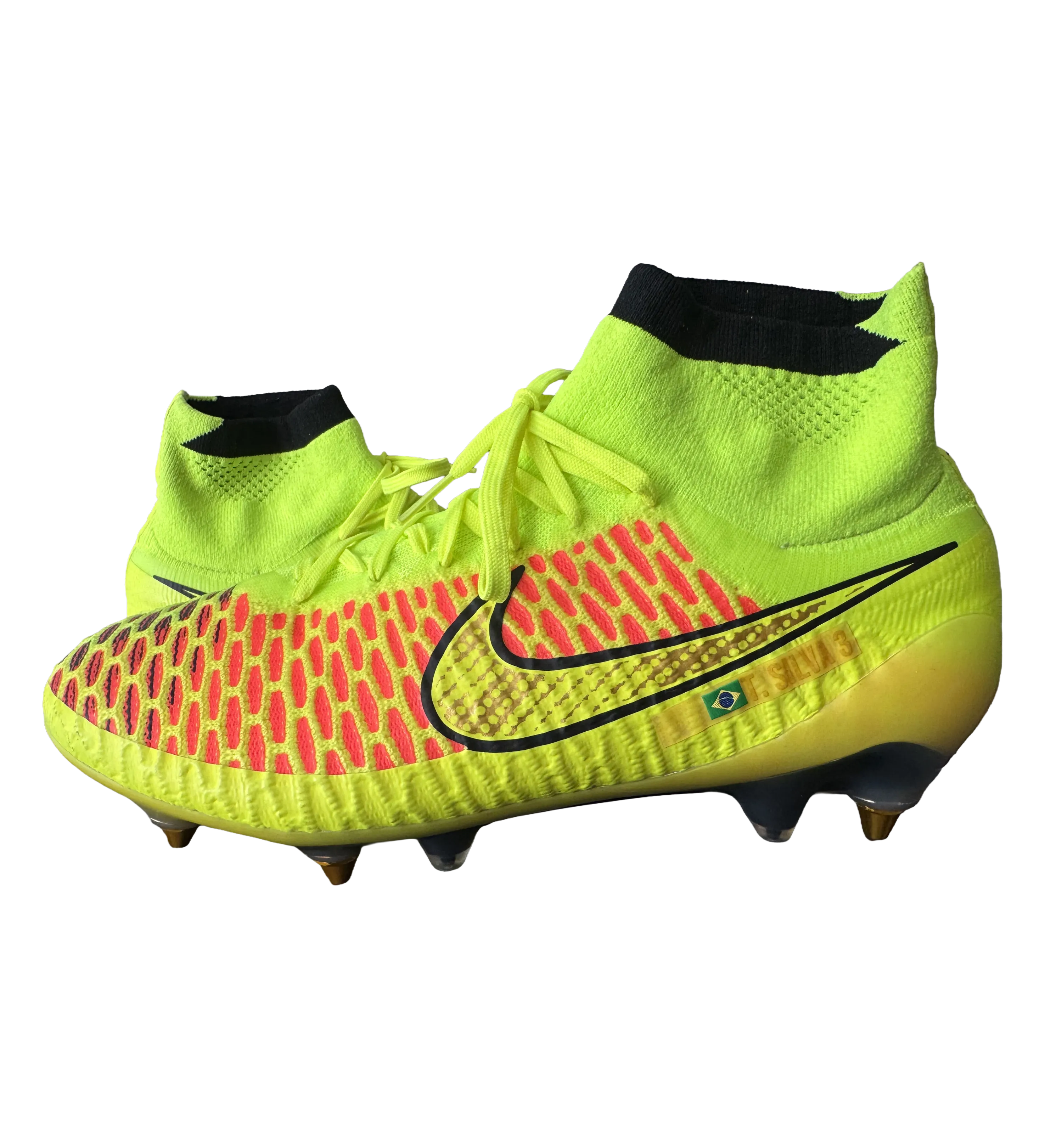 Chuteira Thiago Silva Seleção Brasileira Copa do Mundo 2014 Usada pelo Craque — imagem 2 de 4