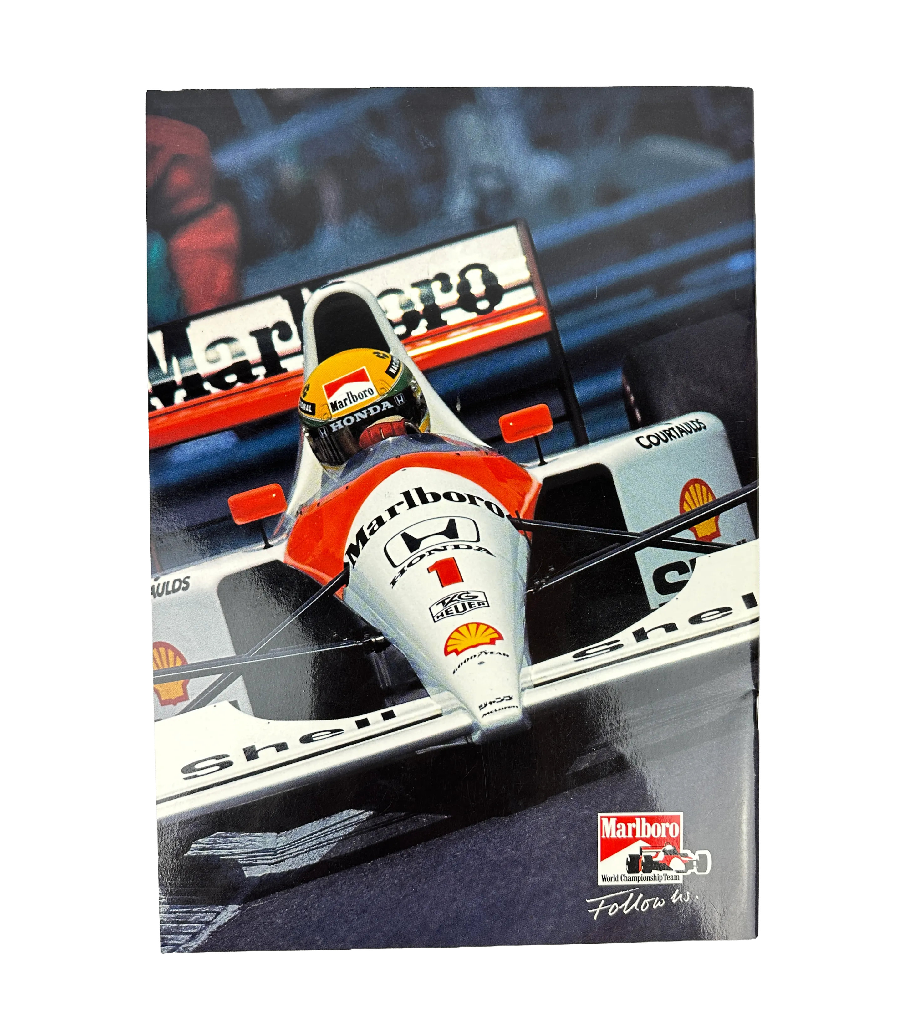 Programa Oficial Grand Prix da Bélgica 1992 Autografado Pelo Piloto Michael Schumacher Na Sua 1ª. Vitoria na Formula 1 — imagem 2 de 3