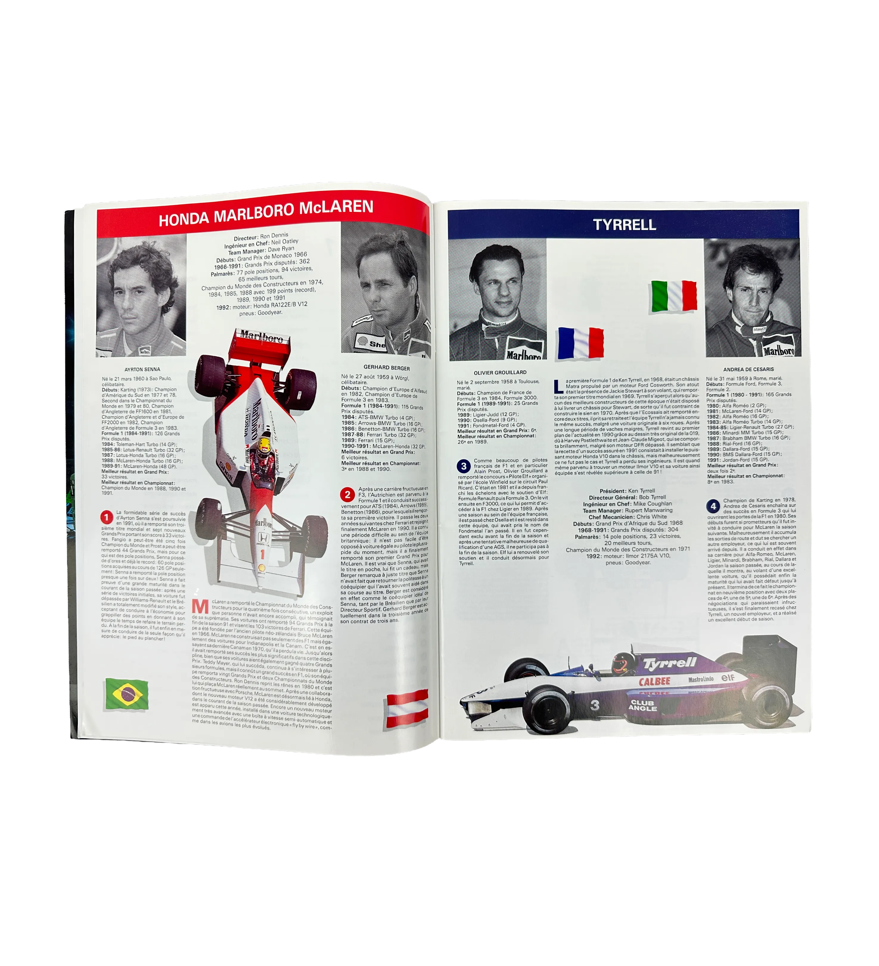 Programa Oficial Grand Prix da Bélgica 1992 Autografado Pelo Piloto Michael Schumacher Na Sua 1ª. Vitoria na Formula 1 — imagem 3 de 3
