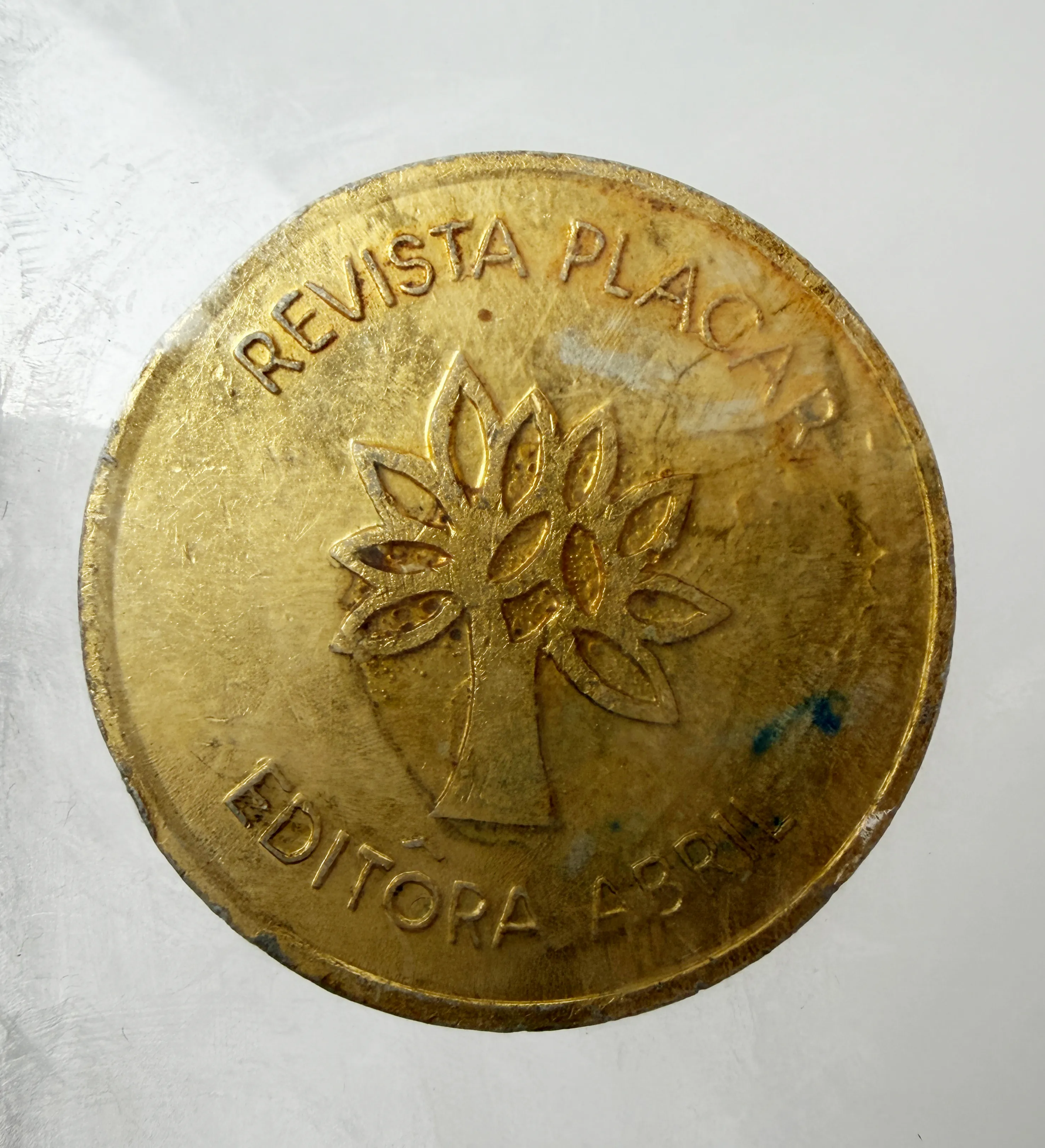 Moeda Editora Abril - Copa do Mundo 1970 — imagem 3 de 3