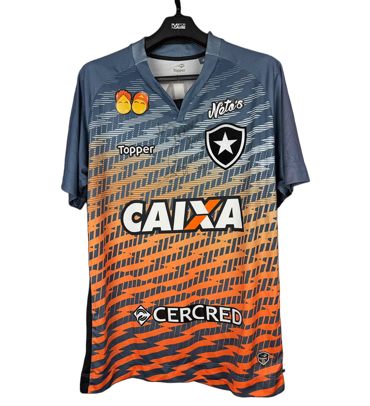 Camiseta Botafogo – Portero Jefferson #1 – Campeonato Carioca 2018 – Botafogo 1 x 0 Flamengo – Autografiada por el Ídolo — imagem 1 de 2