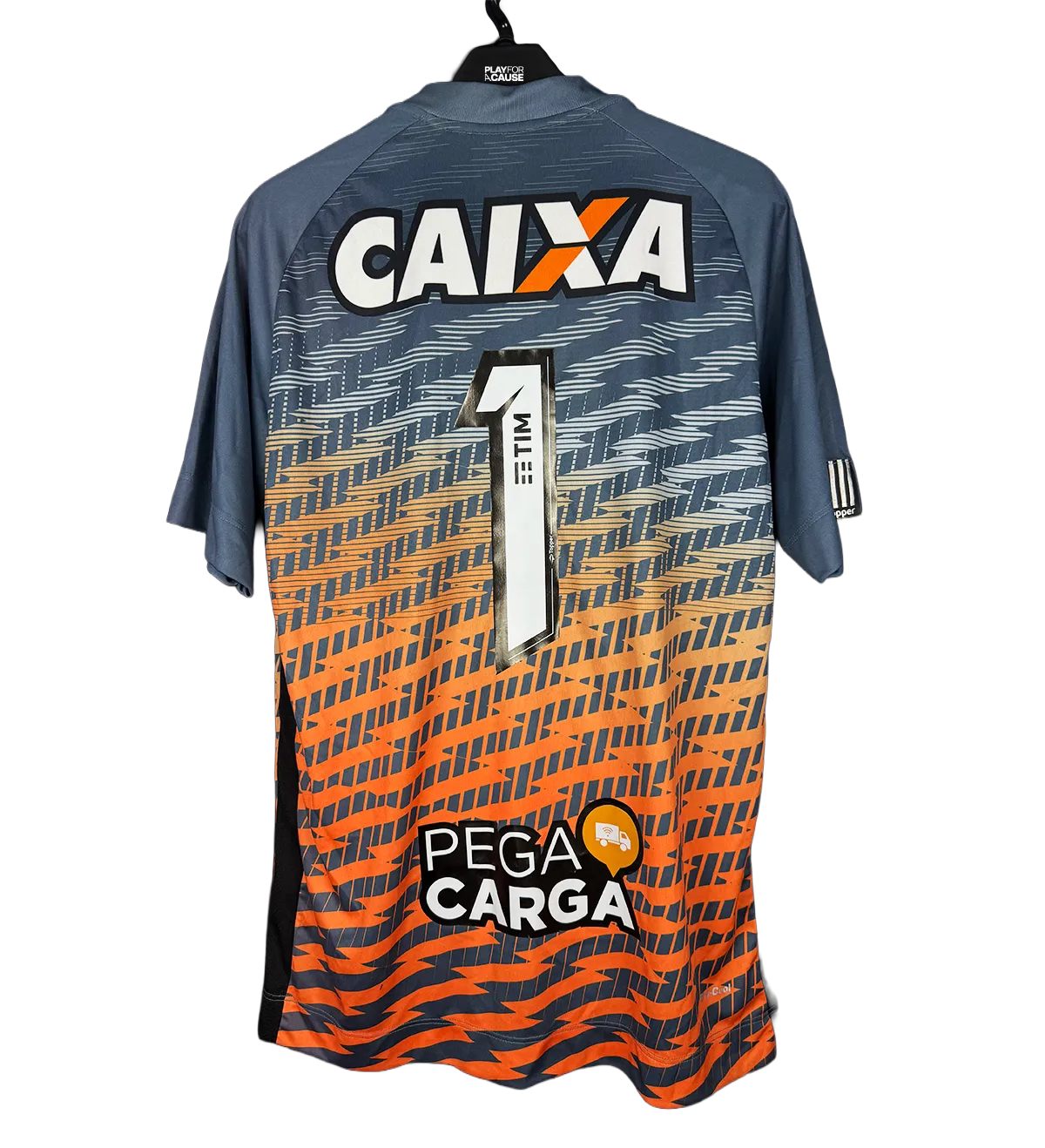 Camiseta Botafogo – Portero Jefferson #1 – Campeonato Carioca 2018 – Botafogo 1 x 0 Flamengo – Autografiada por el Ídolo — imagem 2 de 2
