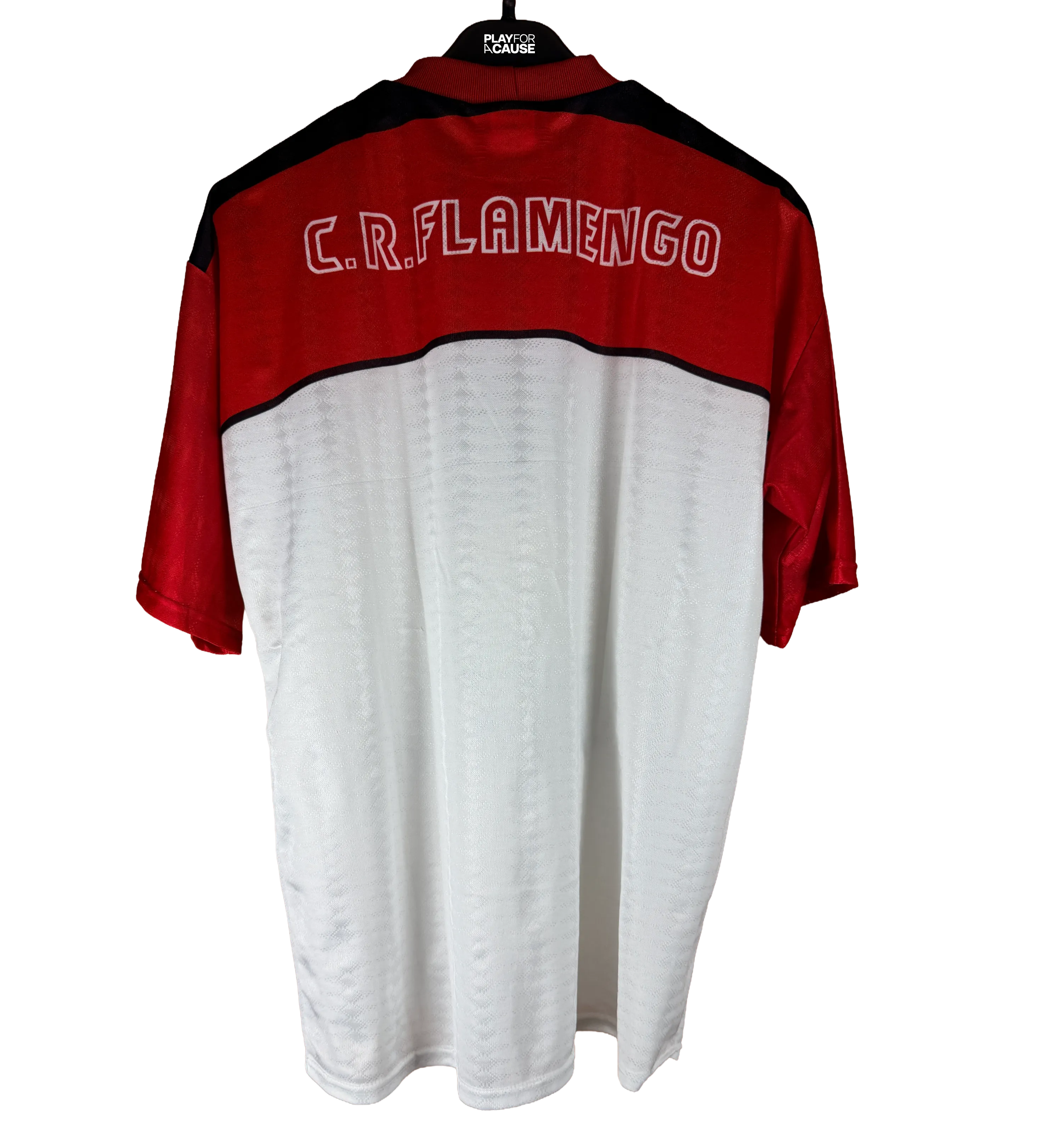 Camisa Treino Flamengo 1995 Autografada Pelo Zico — imagem 2 de 4