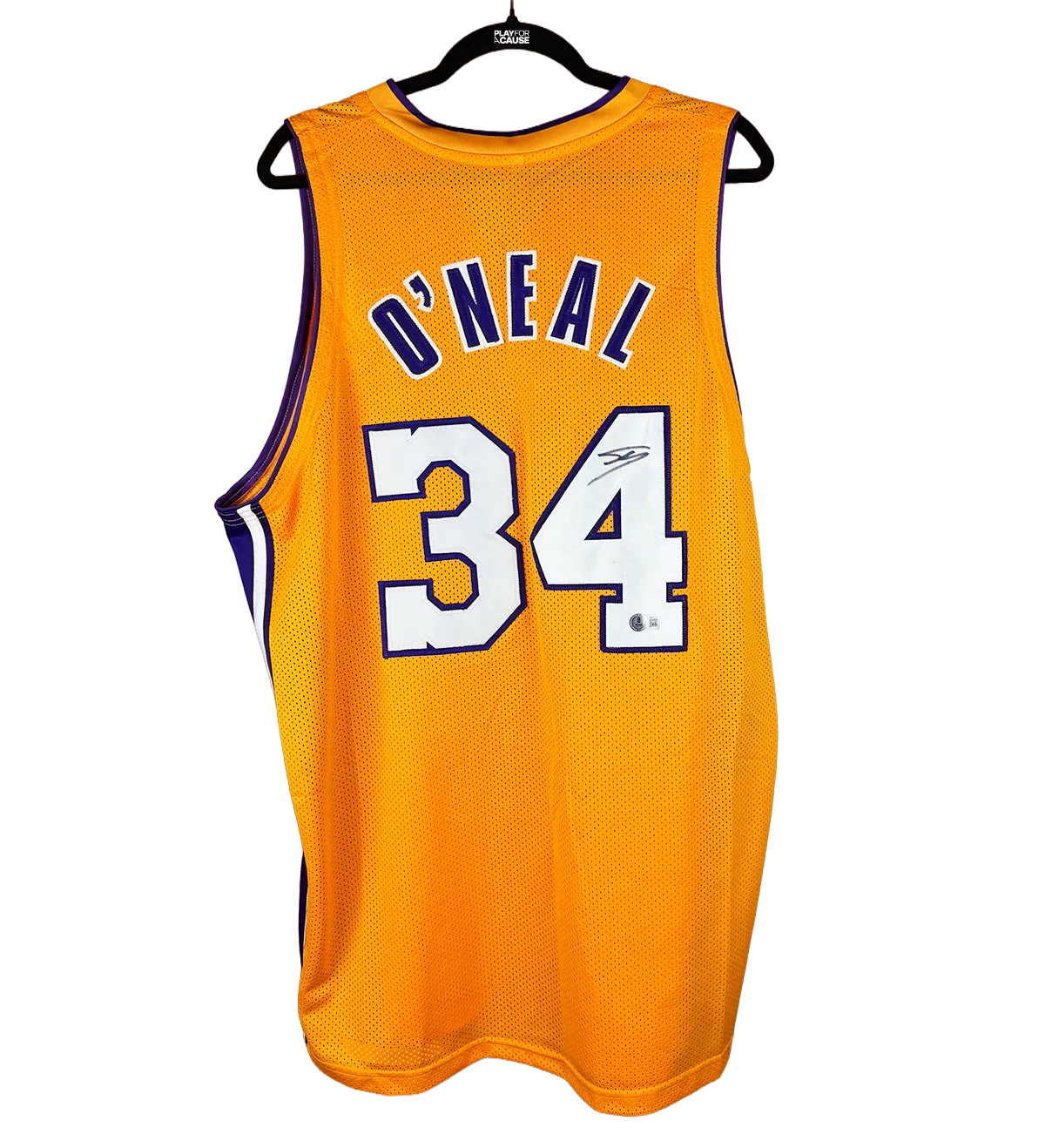 Camisa Autografada Los Angeles Lakers Shaquille O'Neal — imagem 2 de 3
