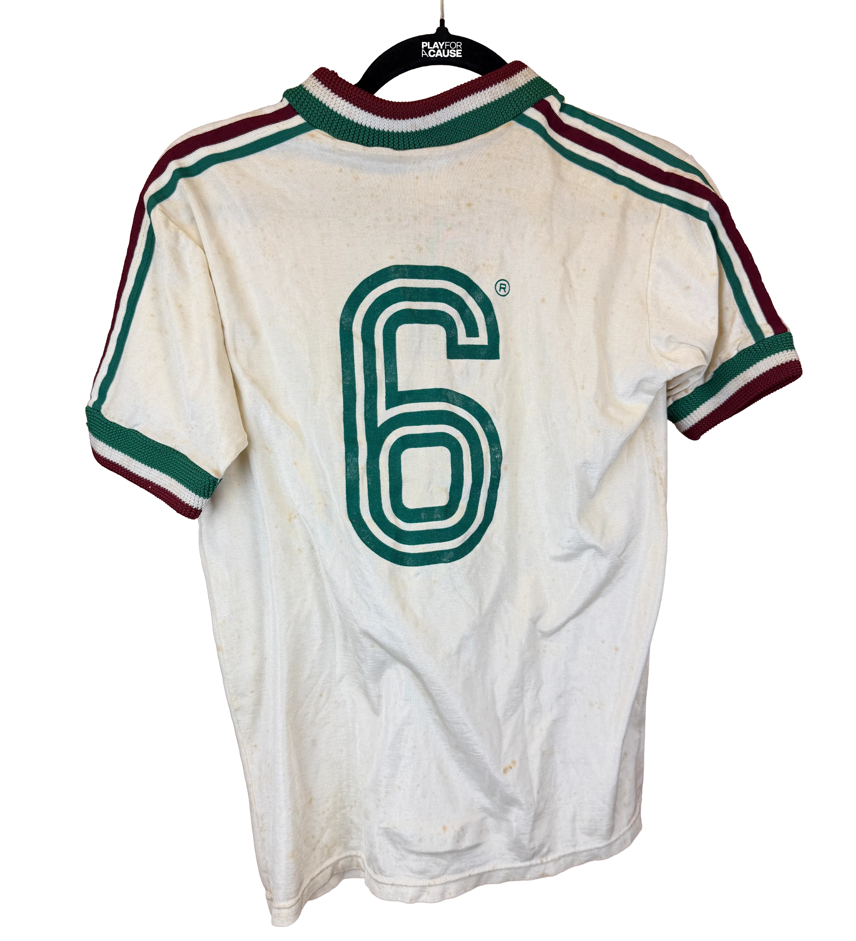 Camisa Fluminense 6 Fora de Casa 1980 Autografada pelo Elenco — imagem 2 de 3
