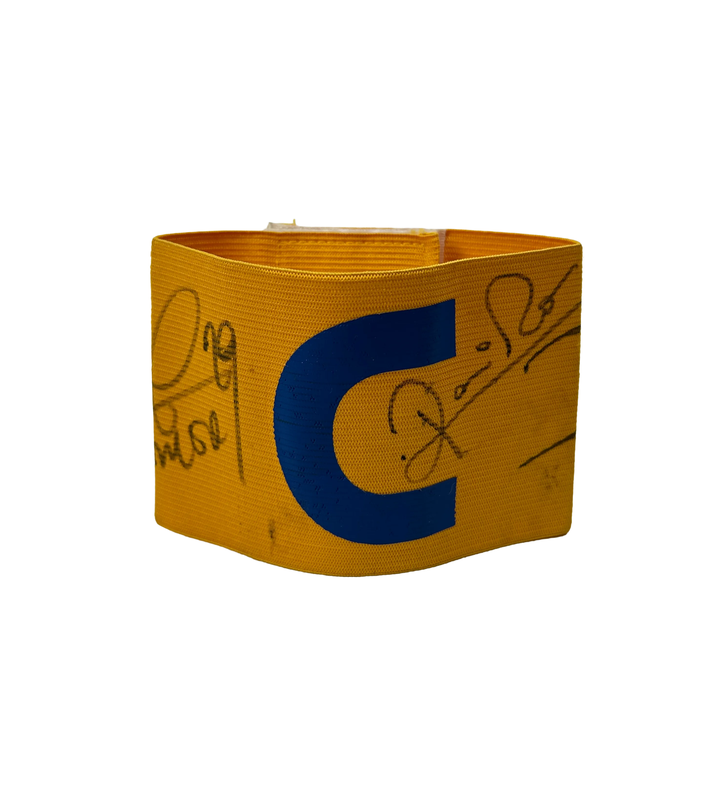 Braçadeira de Capitão - Cruzeiro x Cuiabá - Autografado por Lucas Silva, Lucas Romero e Ramiro — imagem 2 de 3