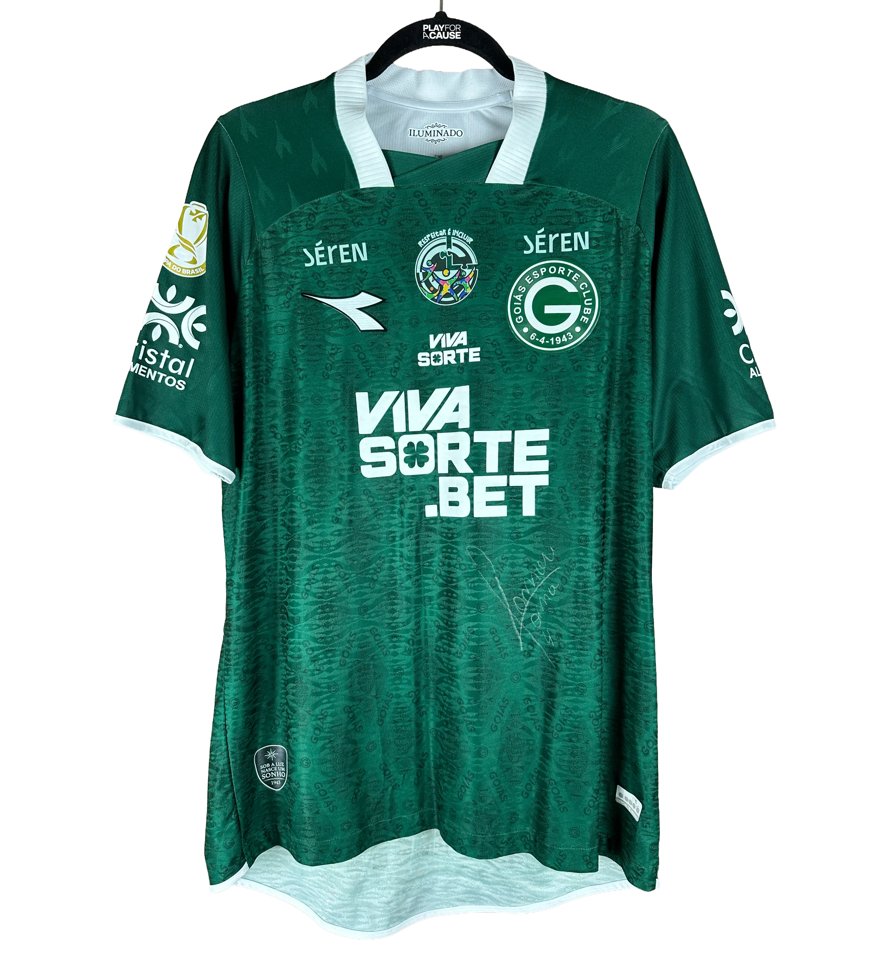 Goiás Jersey - Ramon Menezes - “Respecting is Including” Patch - GEC x CRU - Copa do Brasil 2026 - Match-Worn and Signed by the Player — imagem 1 de 3