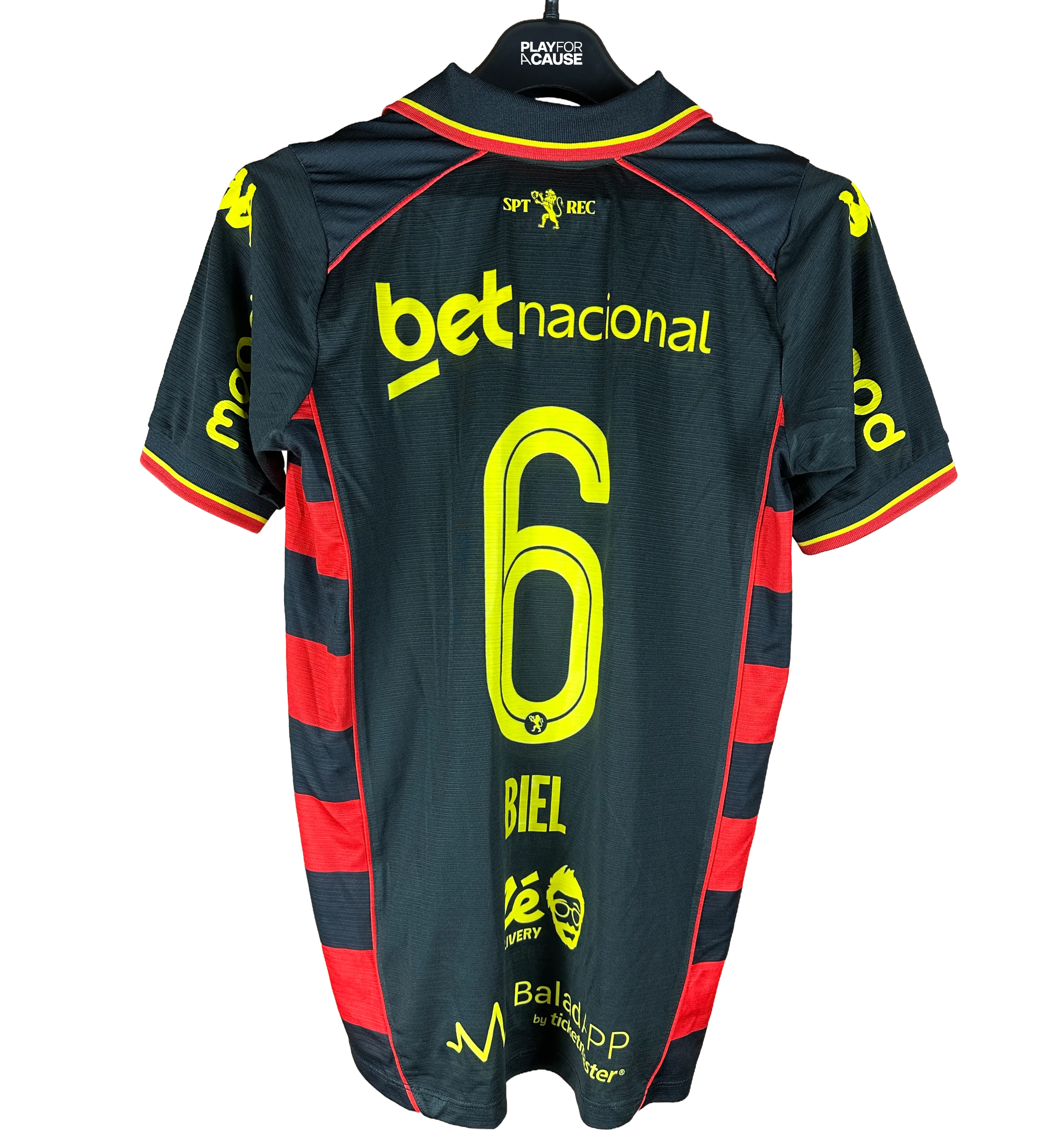 Camiseta Sport Recife - Biel - Parche 121 años - SPT vs CRB - Brasileirão Serie B 2026 - Usada y Autografiada por el Jugador — imagem 3 de 4