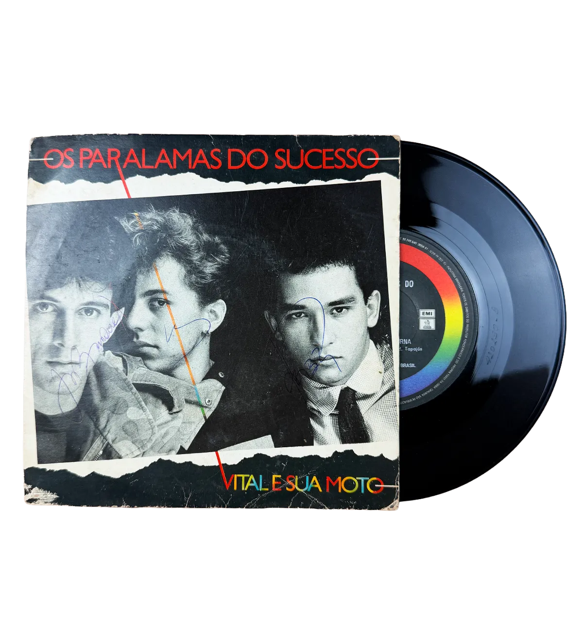 Compacto Vinil Os Paralamas do Sucesso Vital E Sua Moto 1983 Autografado Pela Banda — imagem 1 de 5