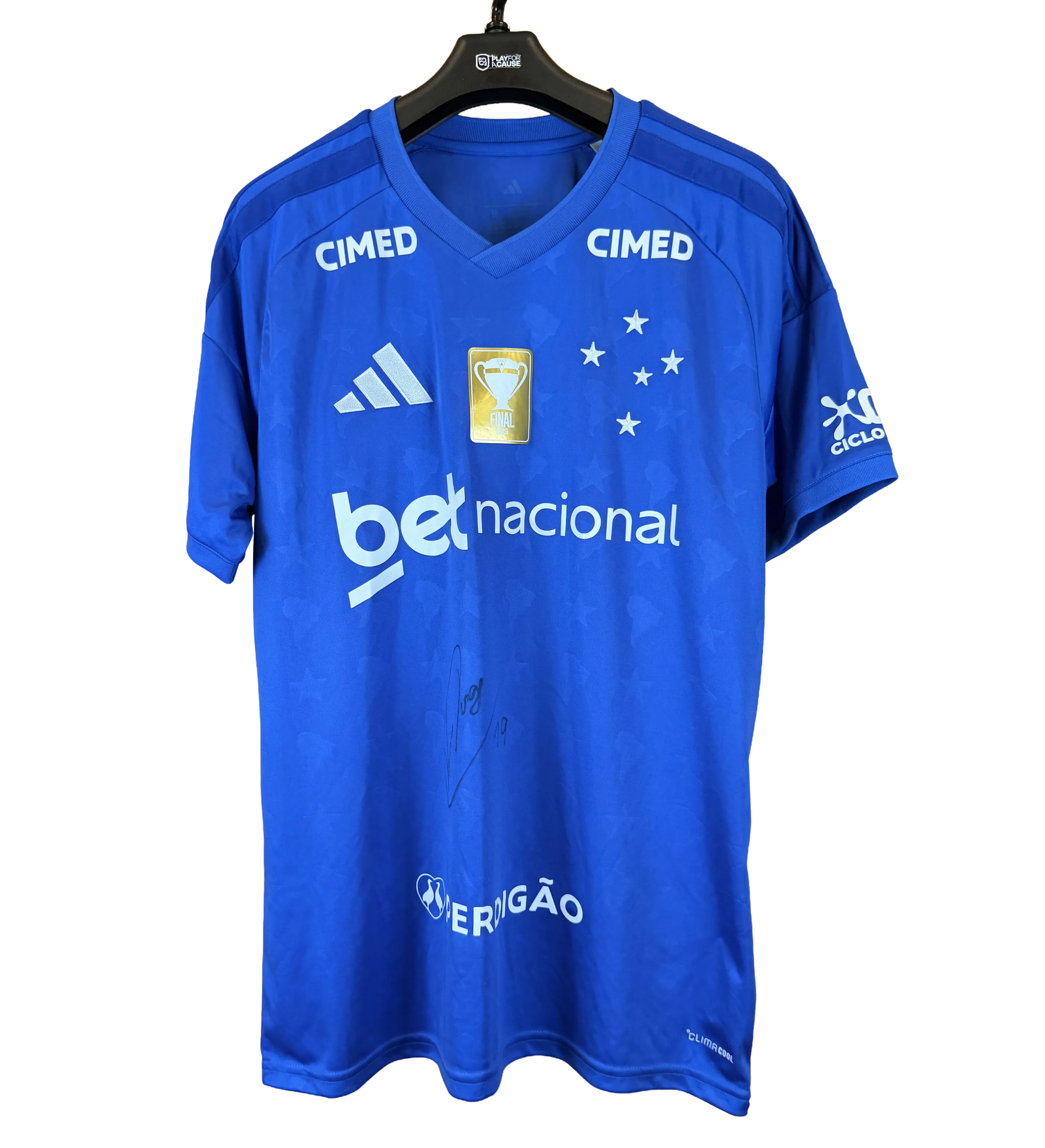 Camisa Cruzeiro Kaio Jorge com Patch da Final do Campeonato Mineiro 2026 — imagem 3 de 3
