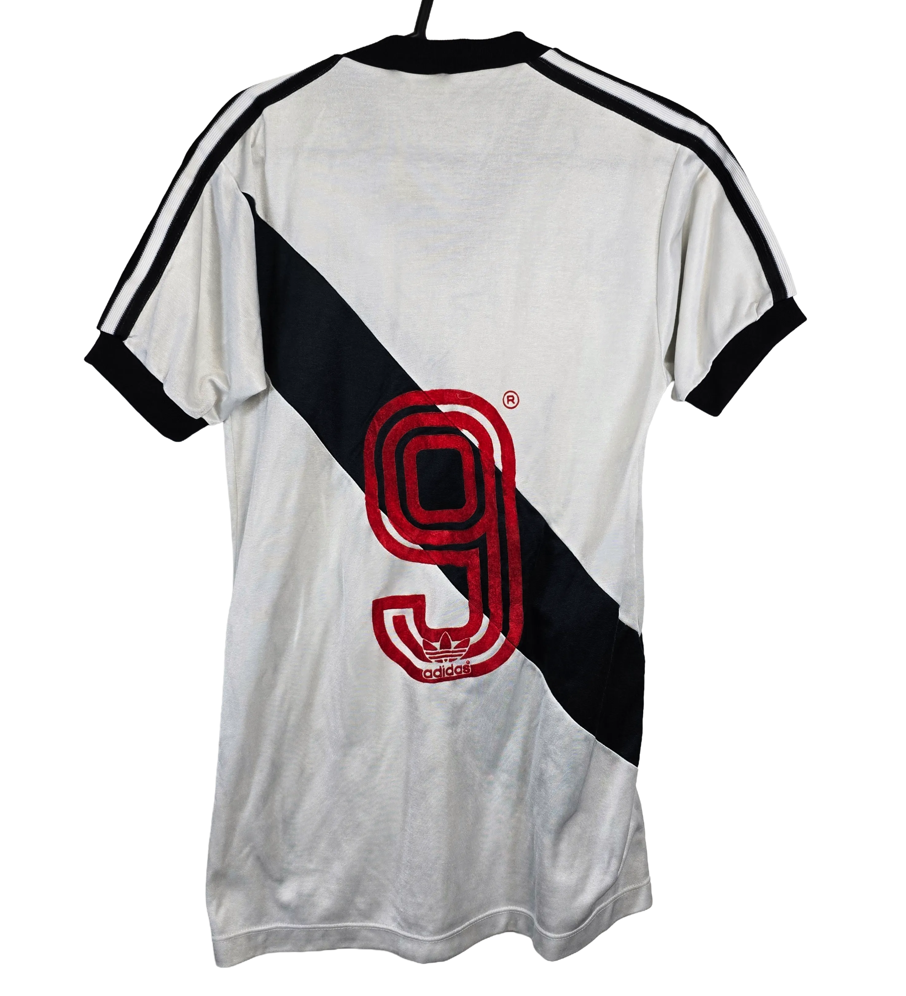 1984 Vasco da Gama Adidas Match-Worn Jersey Signed by Roberto Dinamite and Geovani — imagem 2 de 4