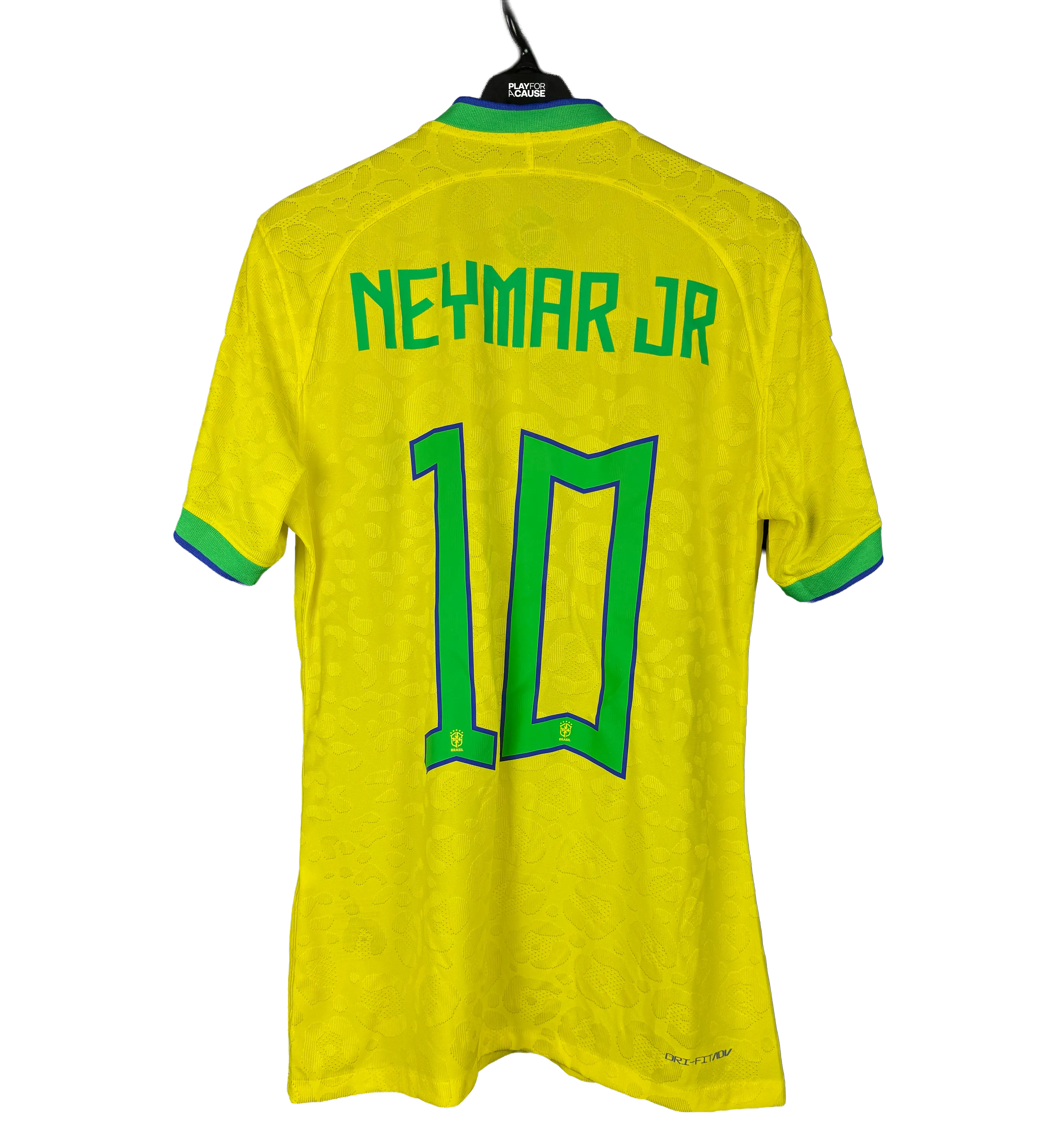 Camisa Brasil - Neymar Jr. #10 - Copa do Mundo 2022 - Preparada para Jogo - Autografada pelo Elenco (2) — imagem 2 de 3
